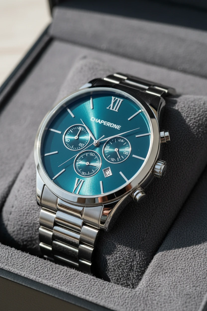 Chaperone Gümüş Çelik Kordon Erkek Kol Saati LC002347