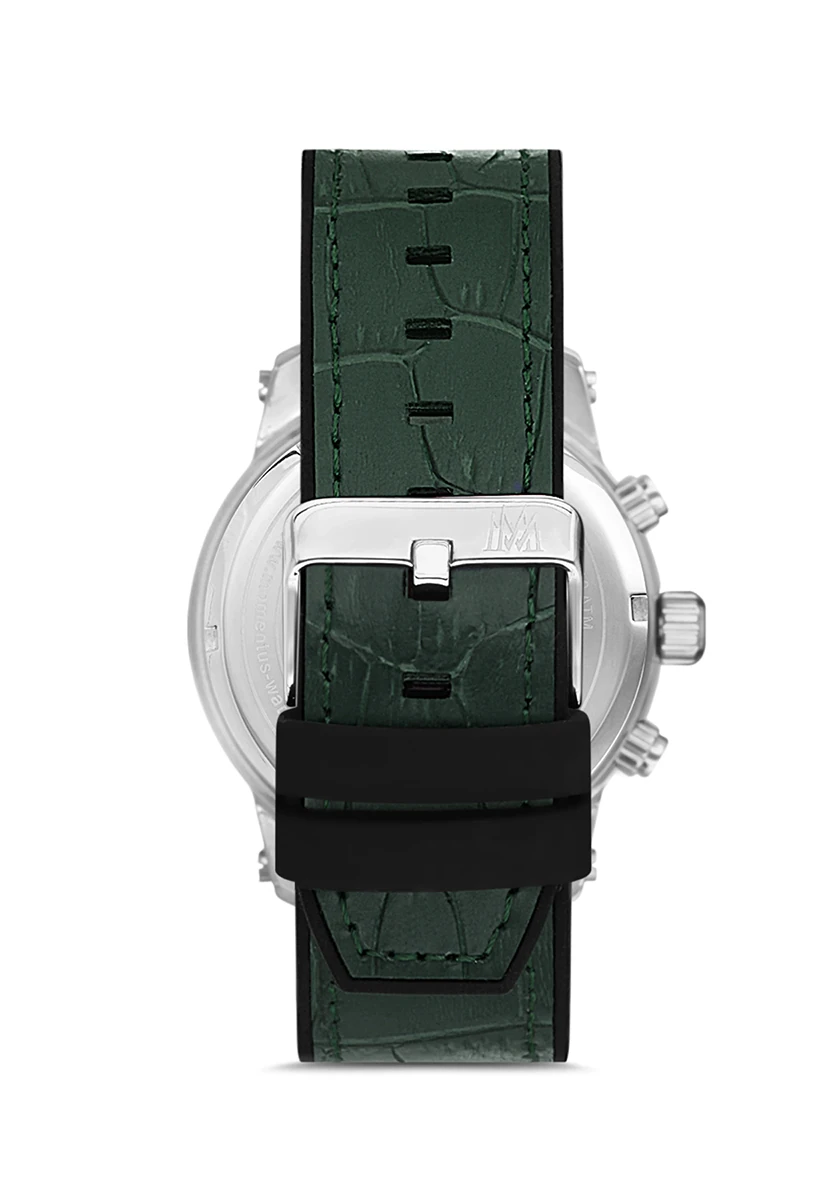 Momentus Yeşil Deri Kordon Erkek Kol Saati SC223S-15YS