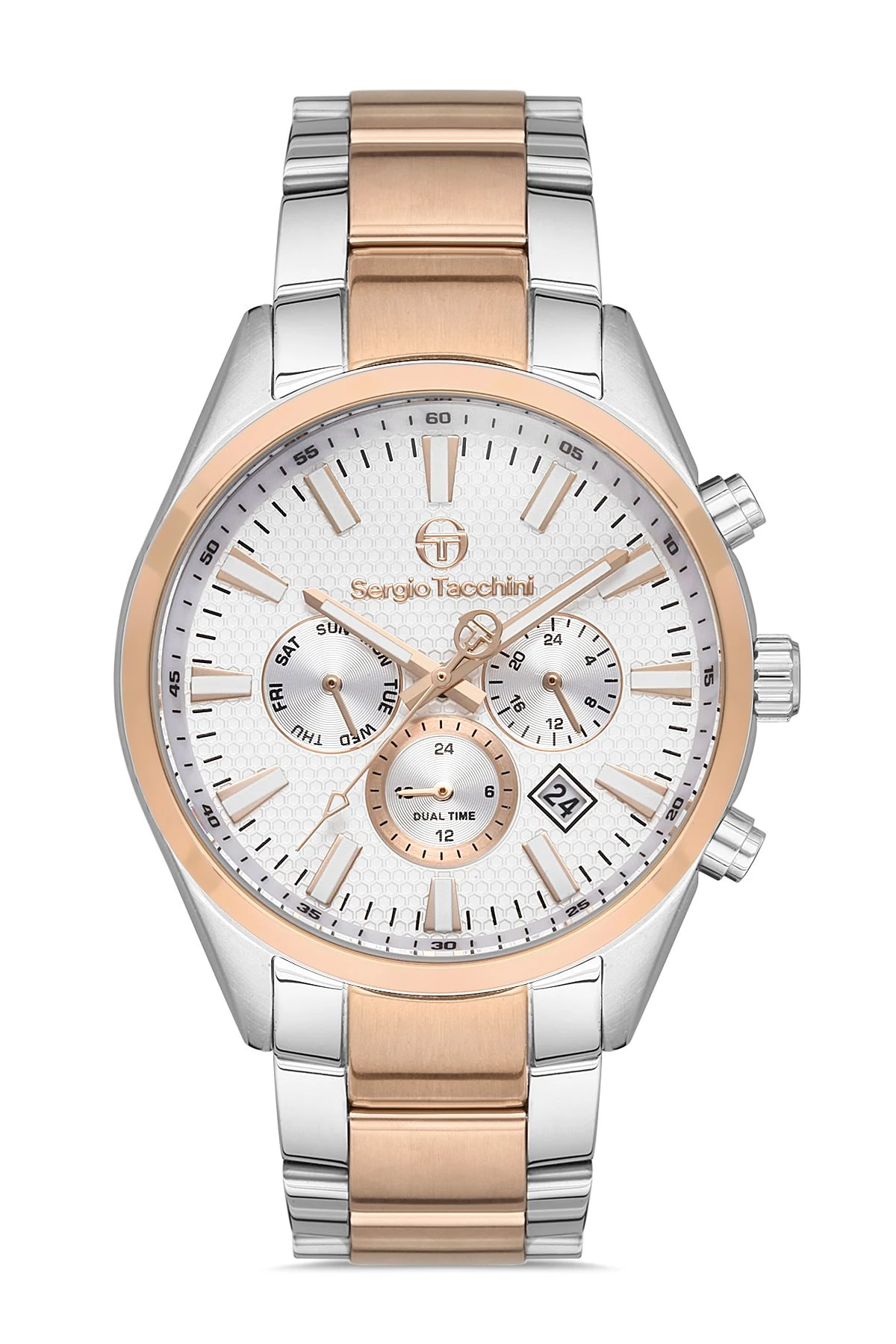 Sergio Tacchini Rose Gümüş Çelik Kordon Erkek Kol Saati L.ST.1.10190.4