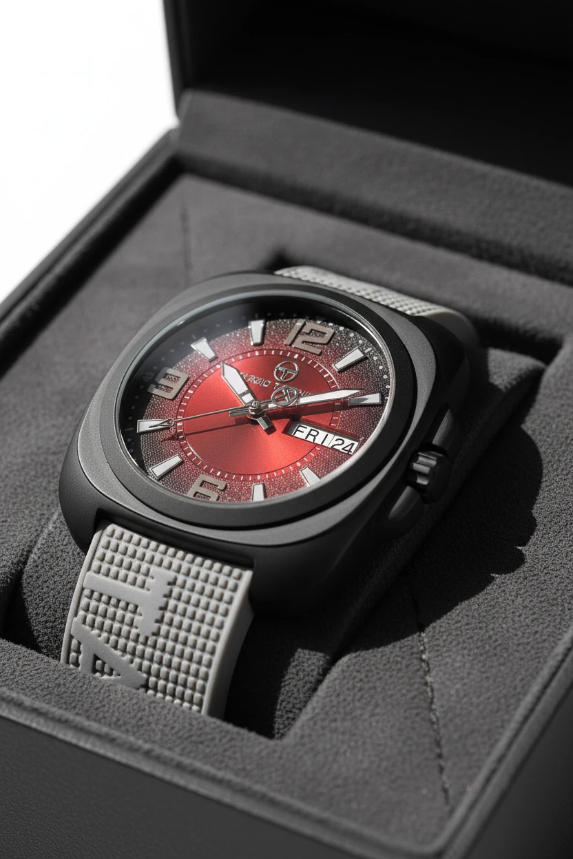 Sergio Tacchini Gri Silikon Kordon Erkek Kol Saati L.ST.1.10092.4A