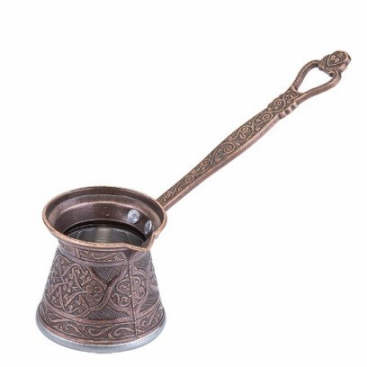 5 No Zamak Döküm Cezve - Bakır