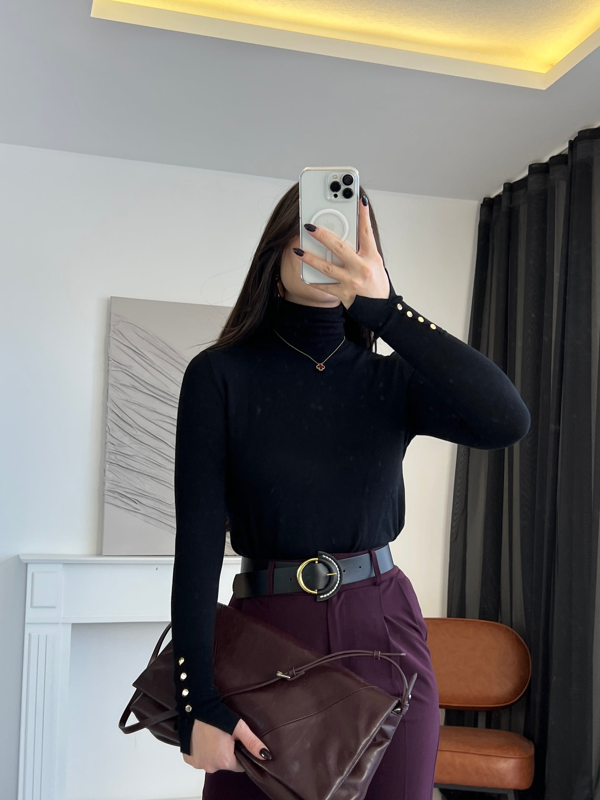 Droplu Balıkçı Yaka Triko Body