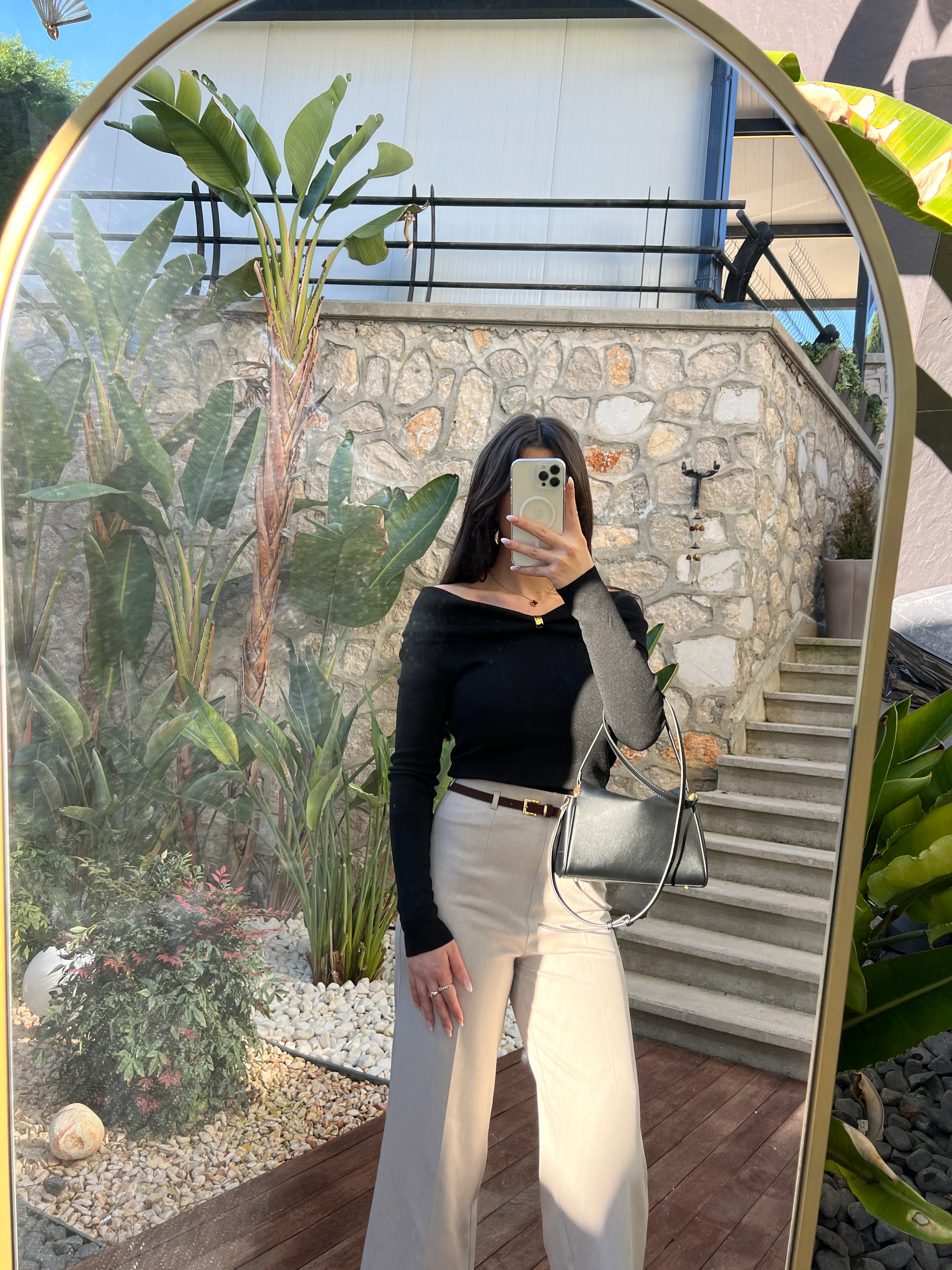 Tok Kumaşlı Düz Kesim Pantolon 