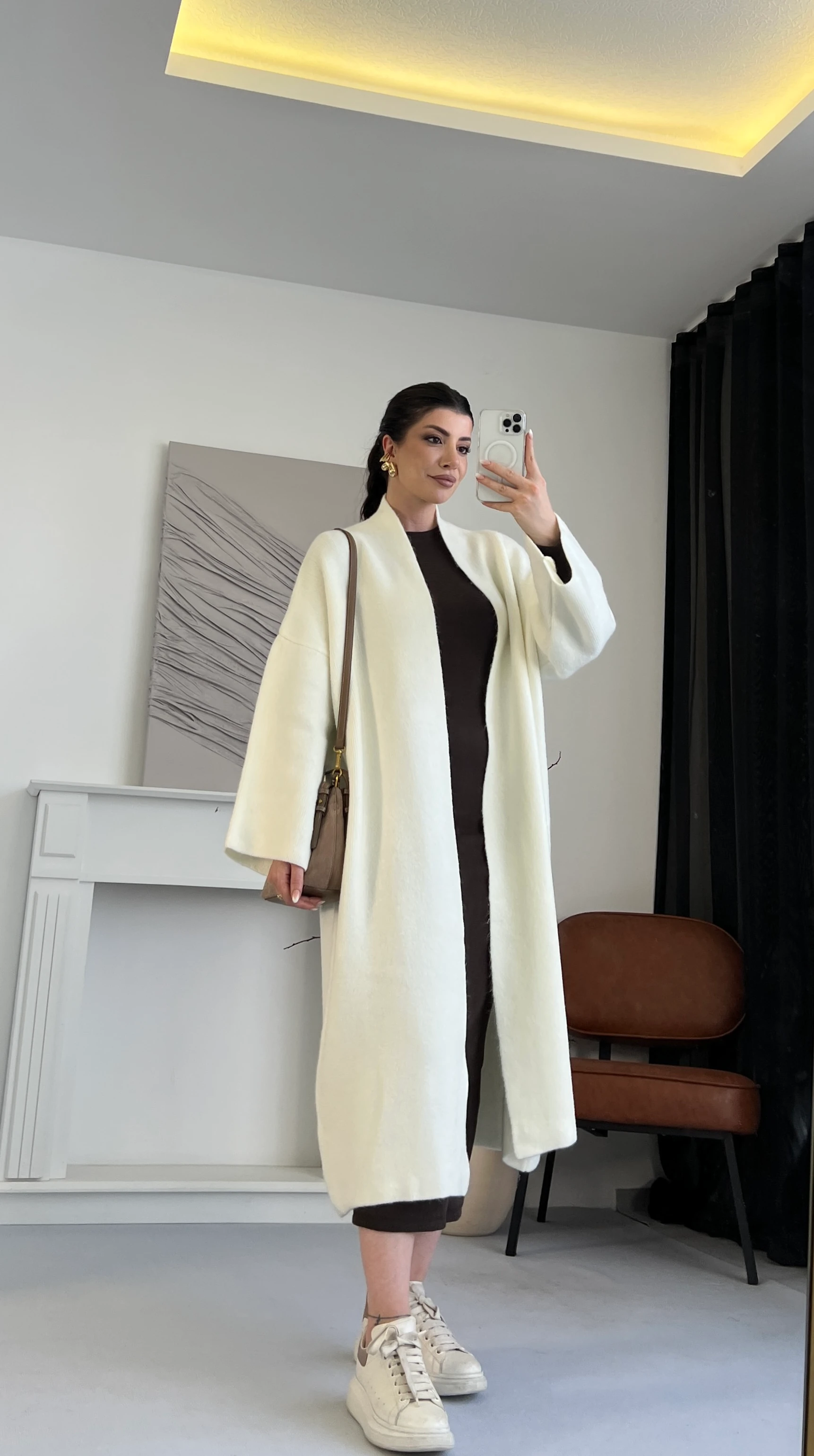 Uzun Oversize Hırka