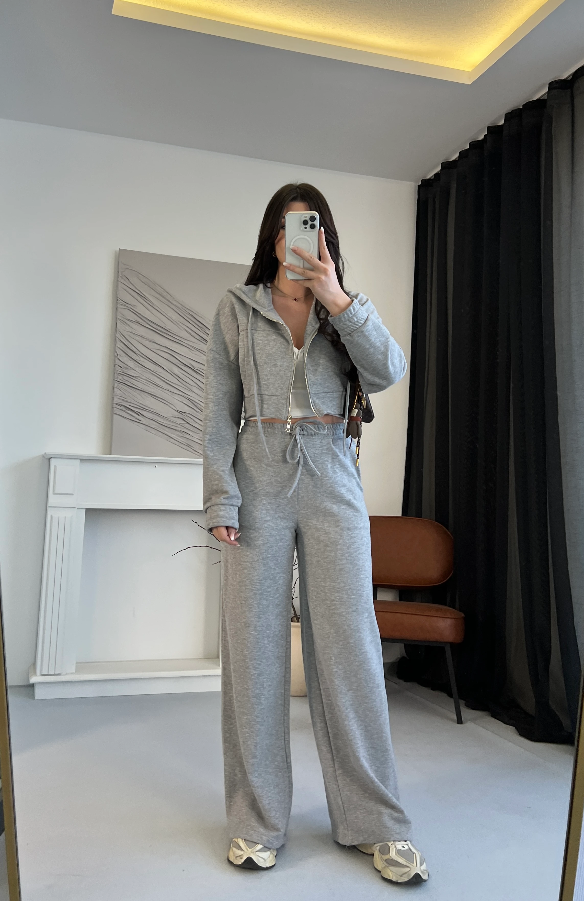 Kapüşonlu Fit Eşofman Takımı