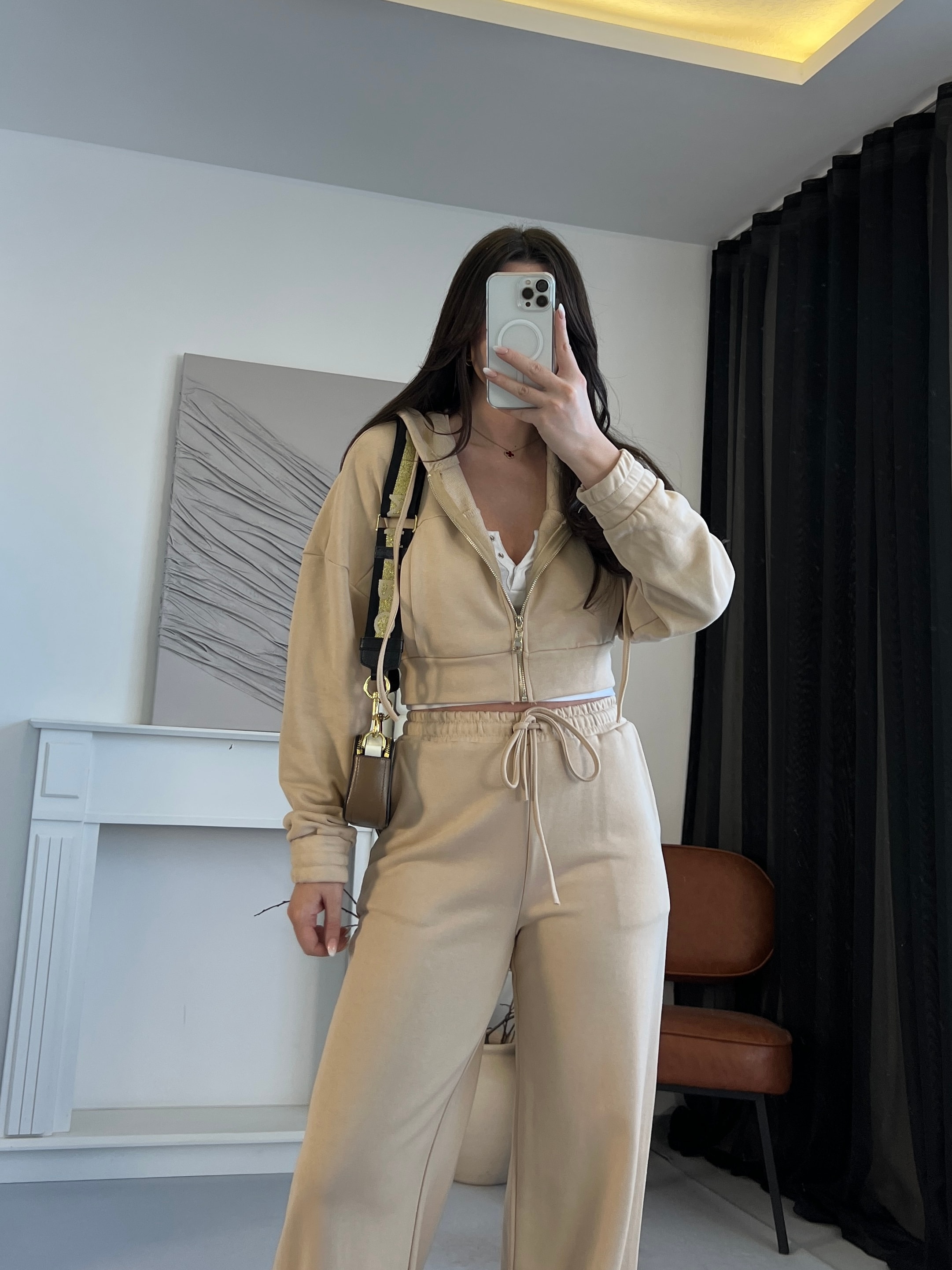 Kapüşonlu Fit Eşofman Takımı