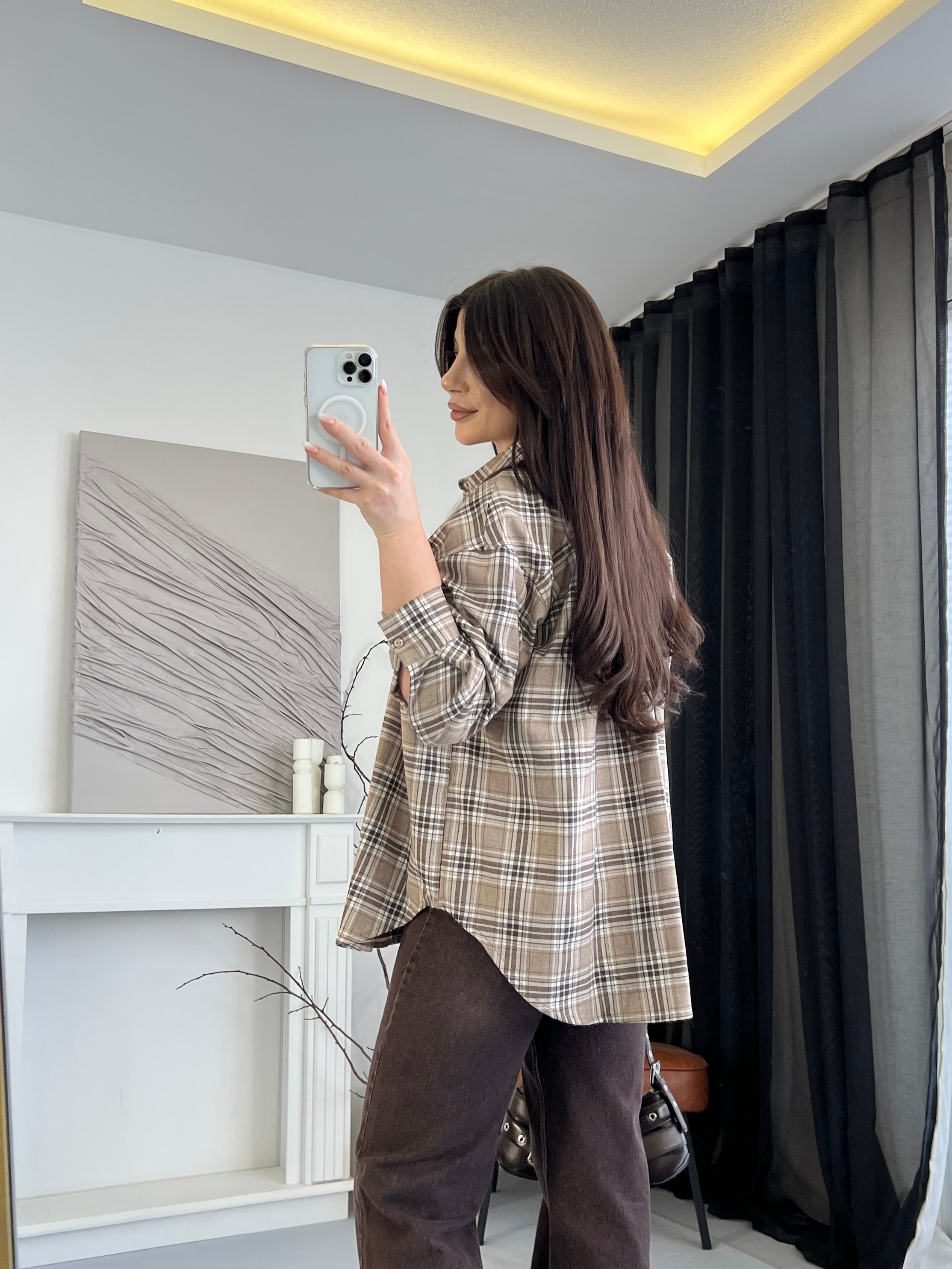 Ekose Desenli Oduncu Gömlek