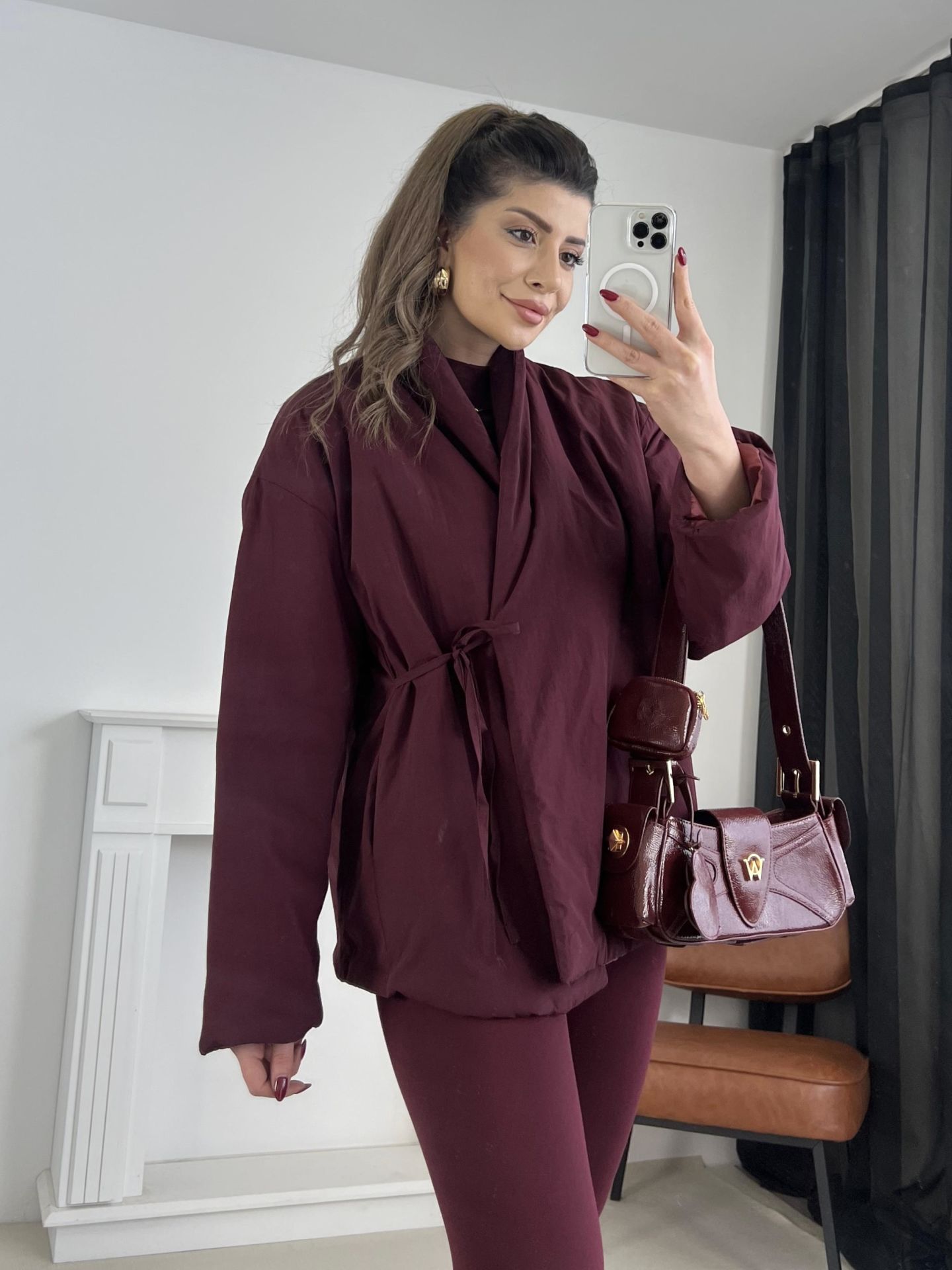 Bordo Marka Model Şişme Mont