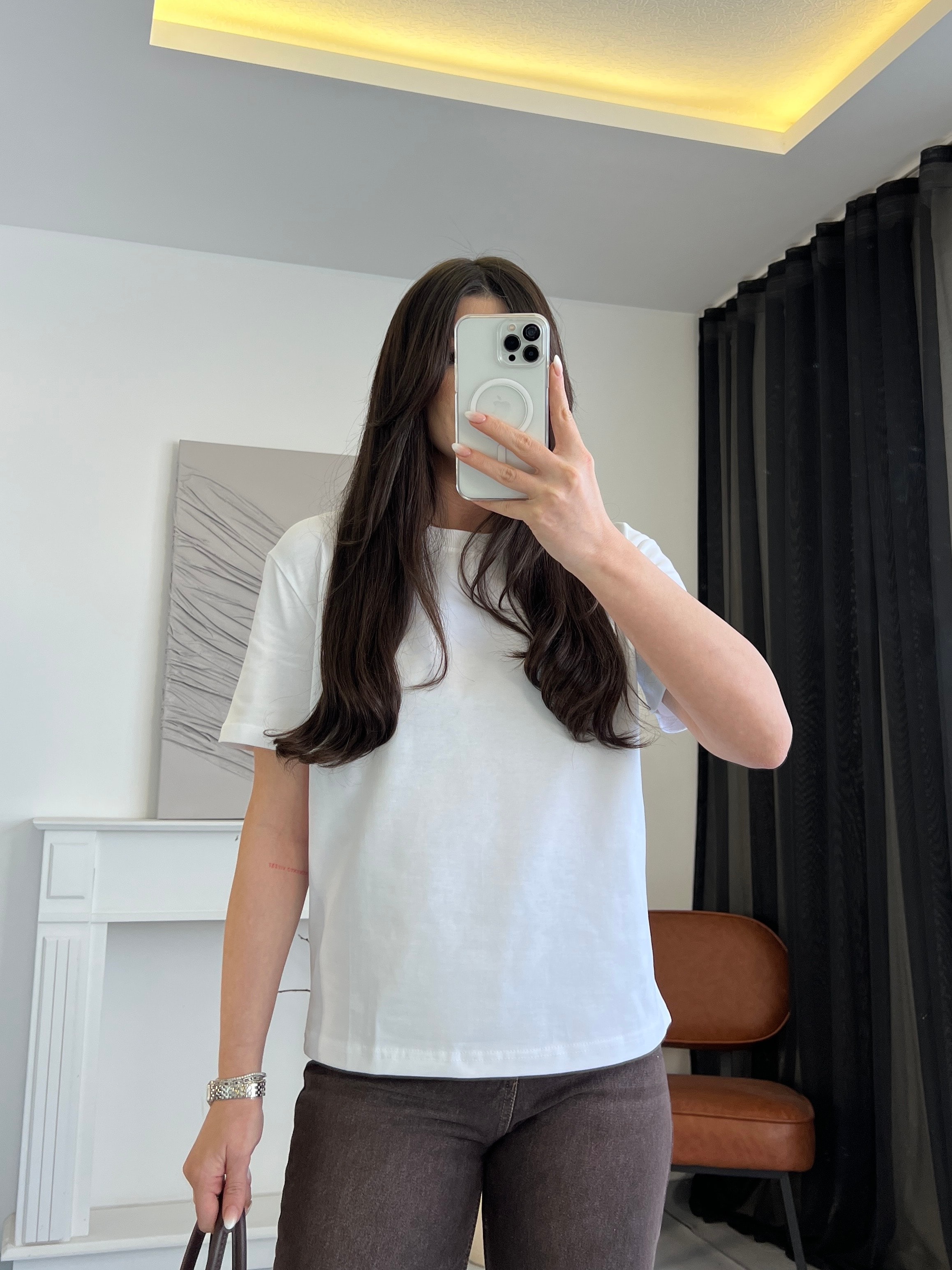 Basic Bisiklet Yaka Tişört