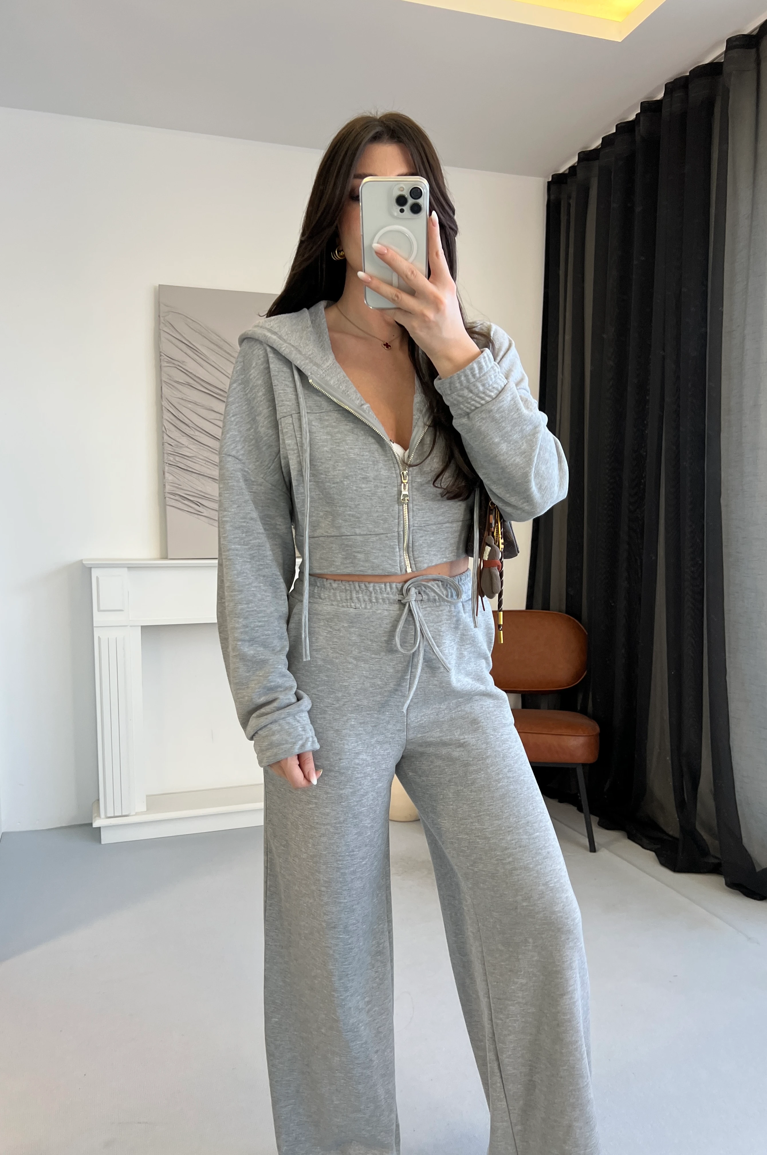 Kapüşonlu Fit Eşofman Takımı