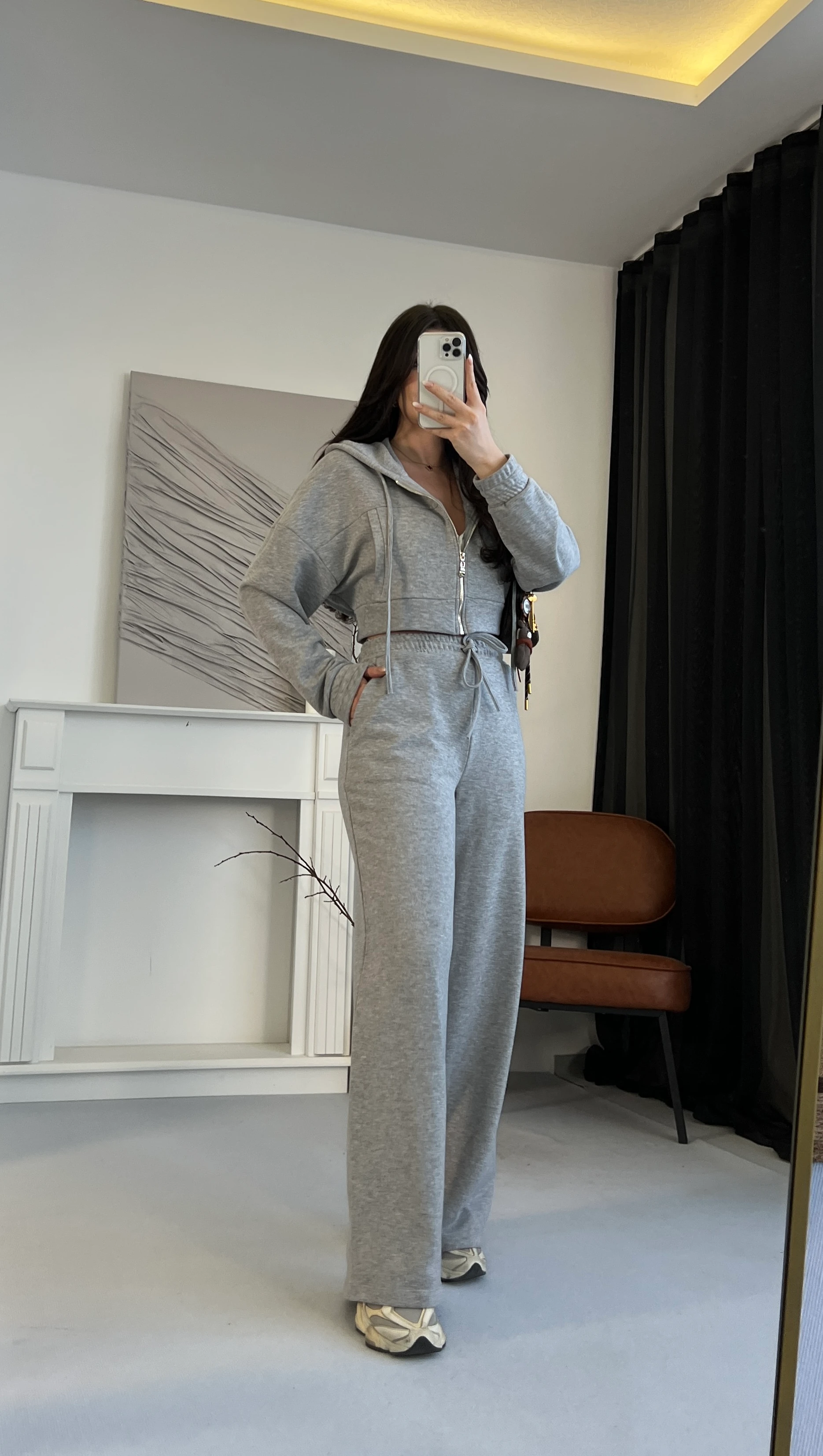 Kapüşonlu Fit Eşofman Takımı