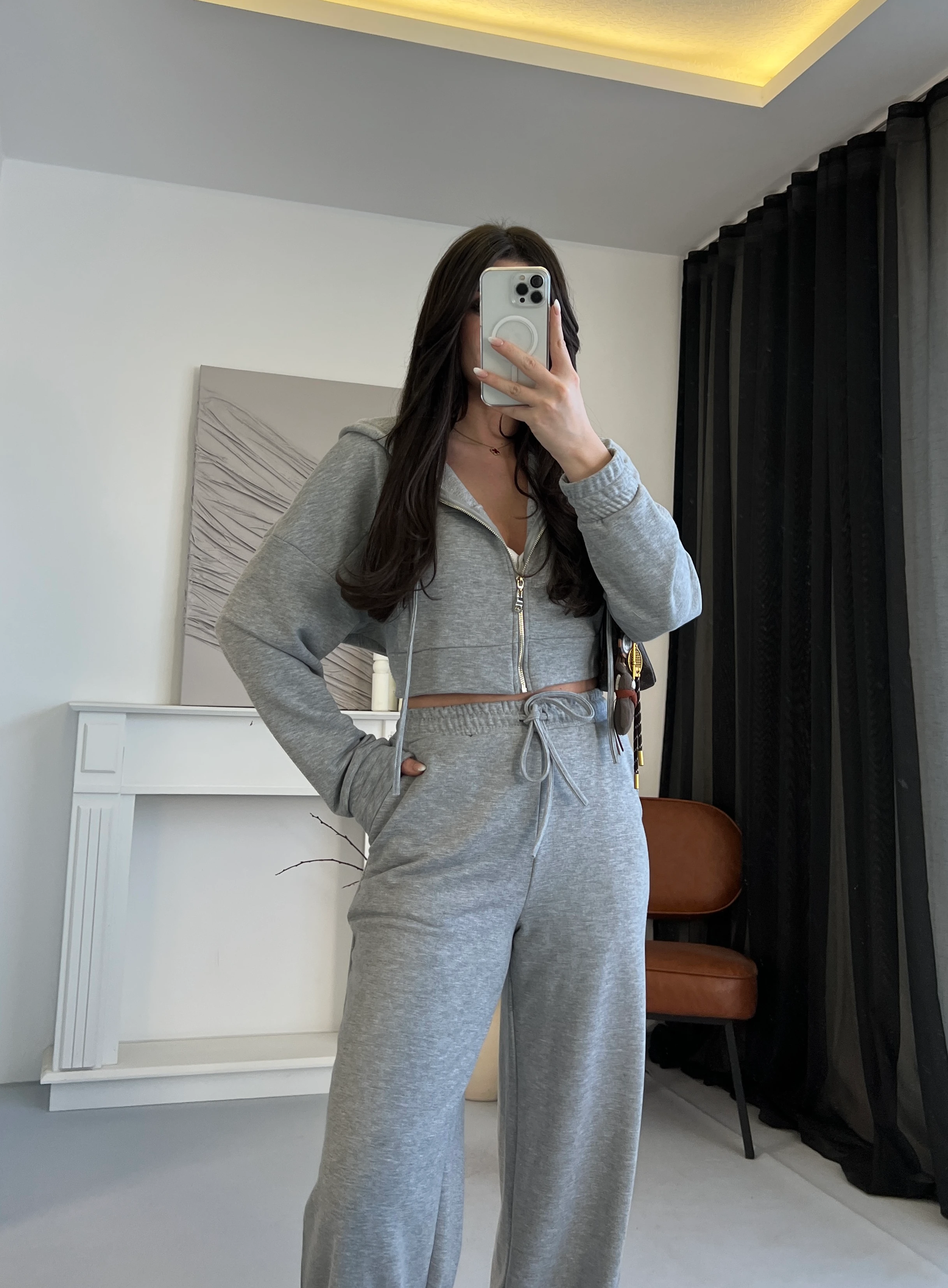 Kapüşonlu Fit Eşofman Takımı