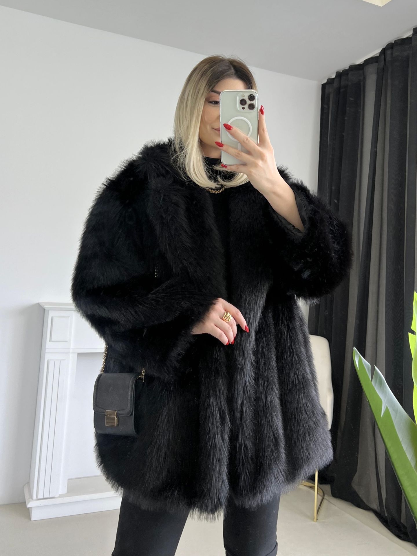 Siyah Premium Kürk