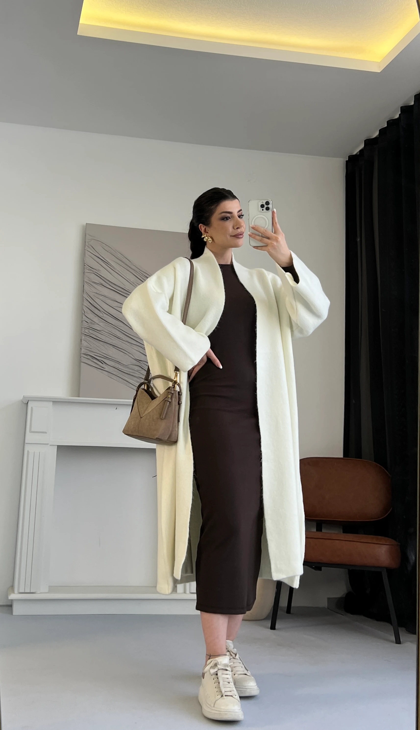 Uzun Oversize Hırka