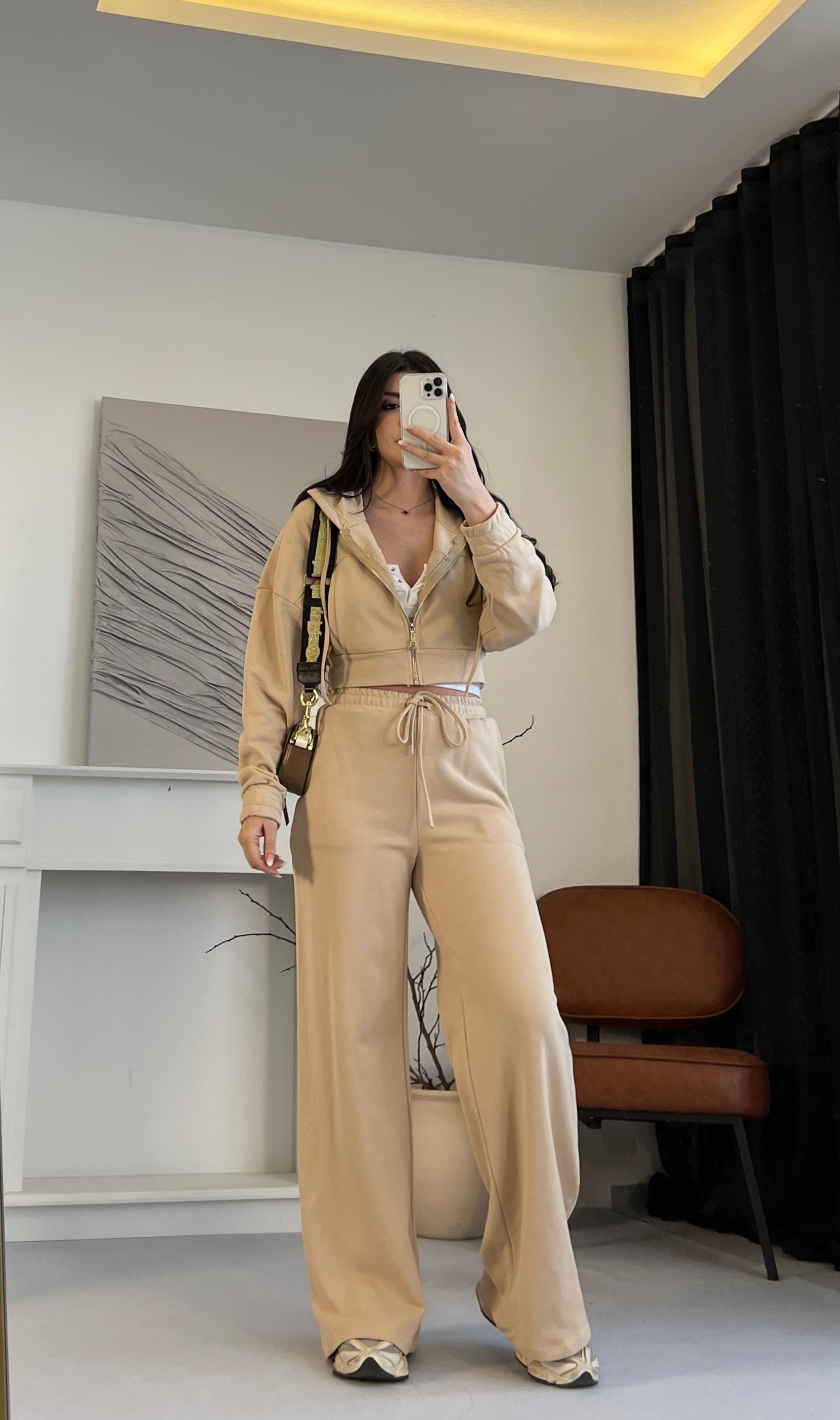 Kapüşonlu Fit Eşofman Takımı