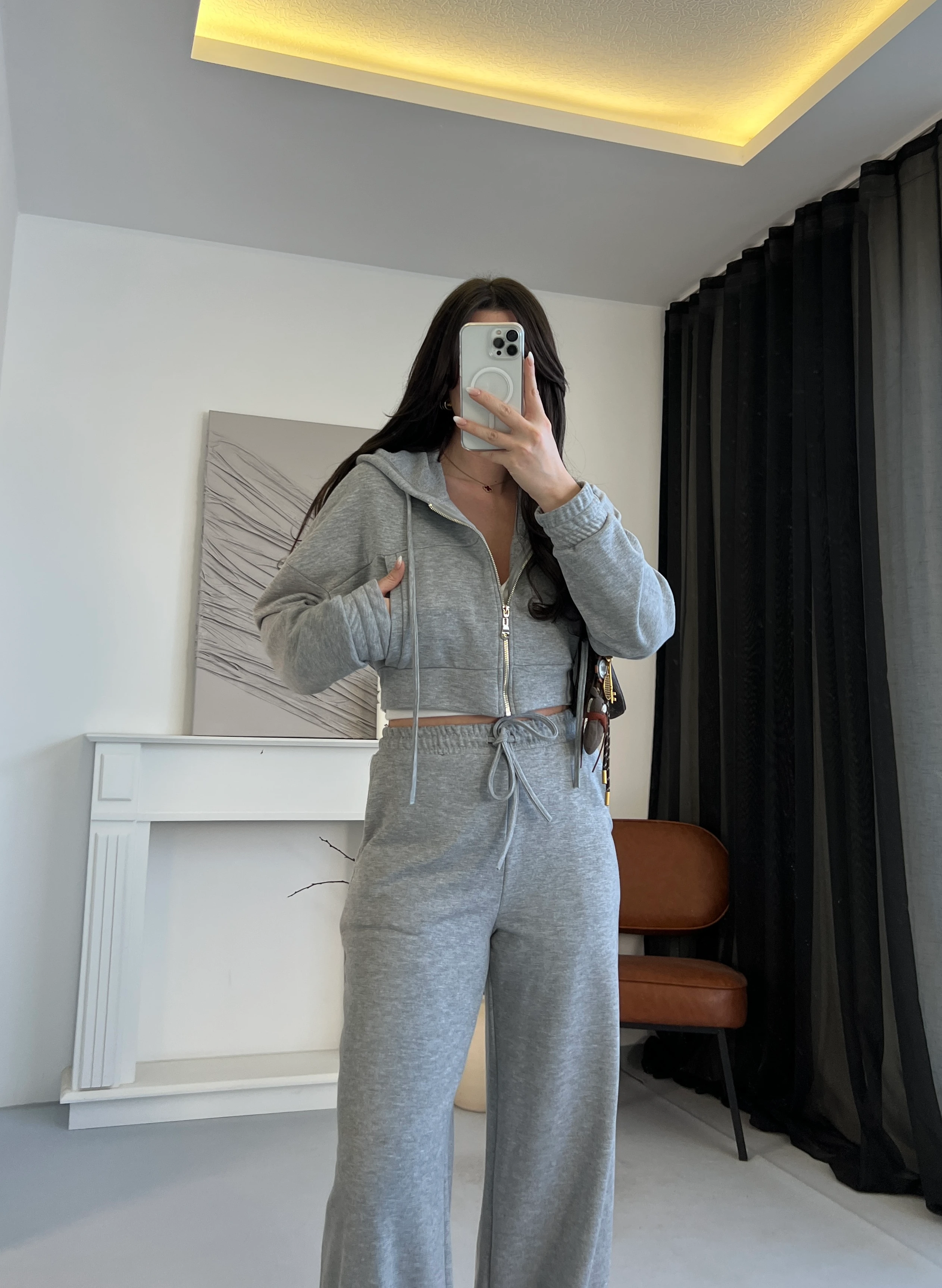 Kapüşonlu Fit Eşofman Takımı