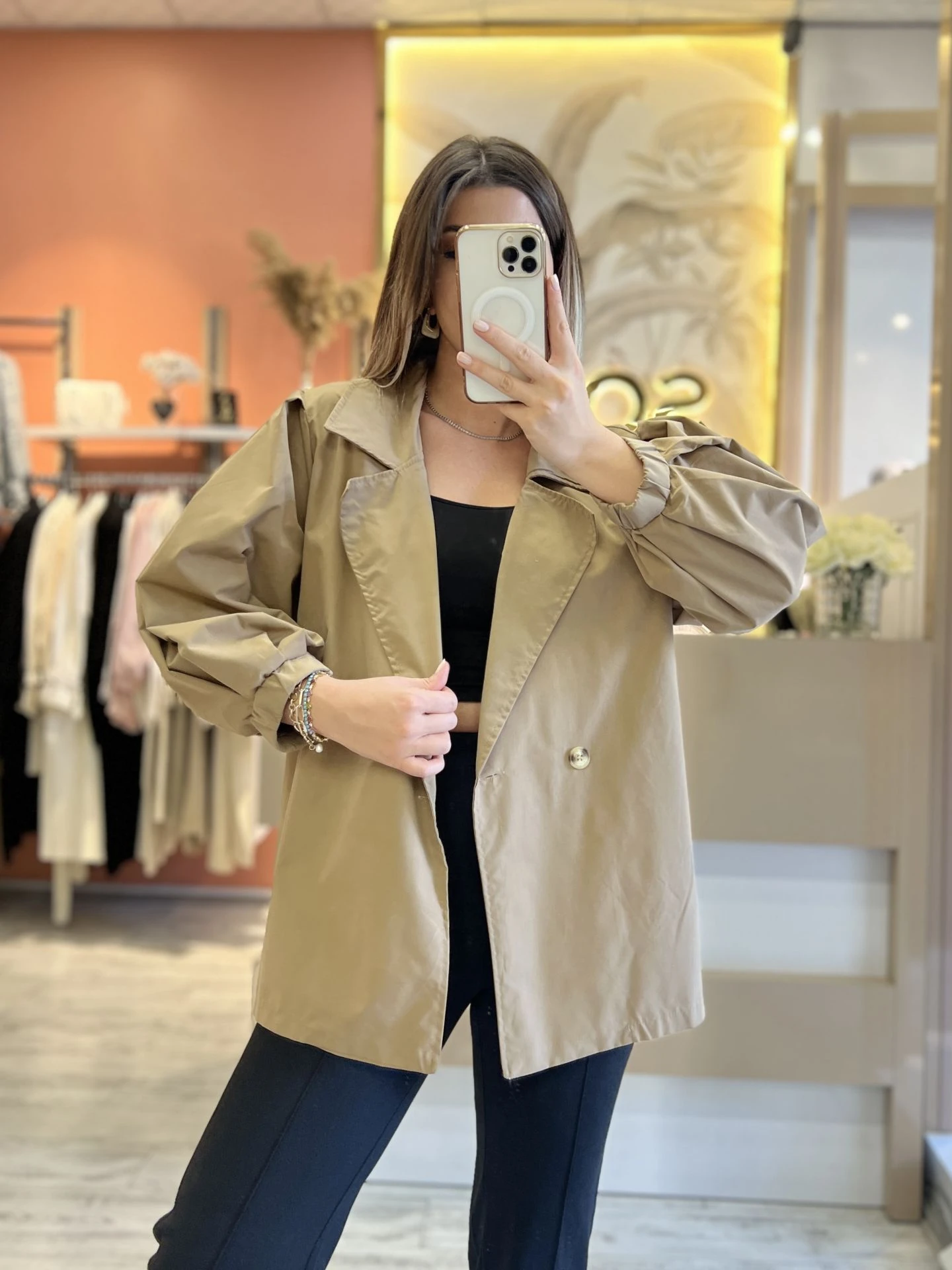 Kahve Oversize Trençkot