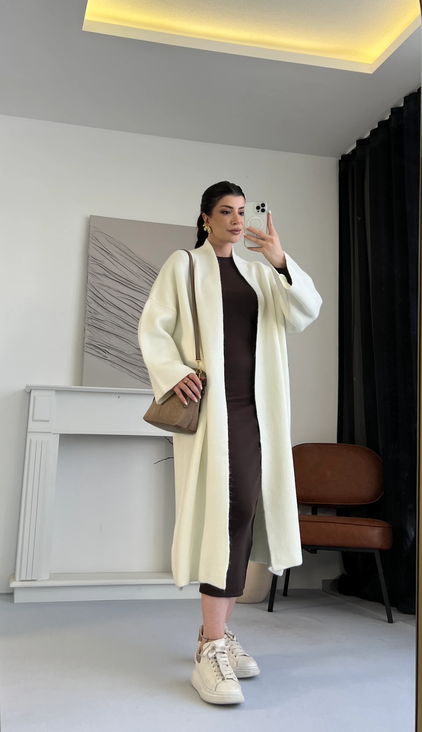 Uzun Oversize Hırka