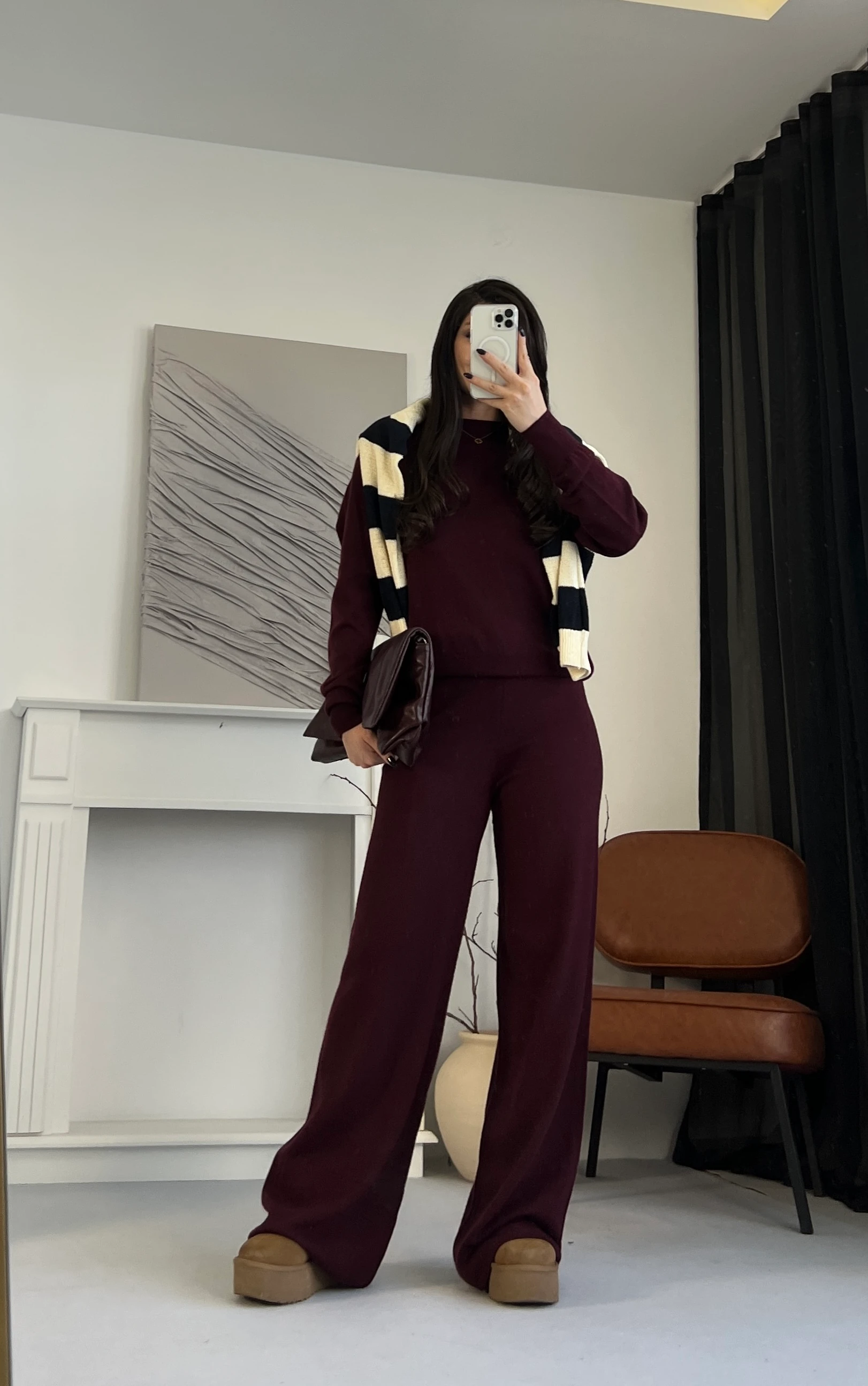 Ultra Yüksek Bel Triko Pantolon