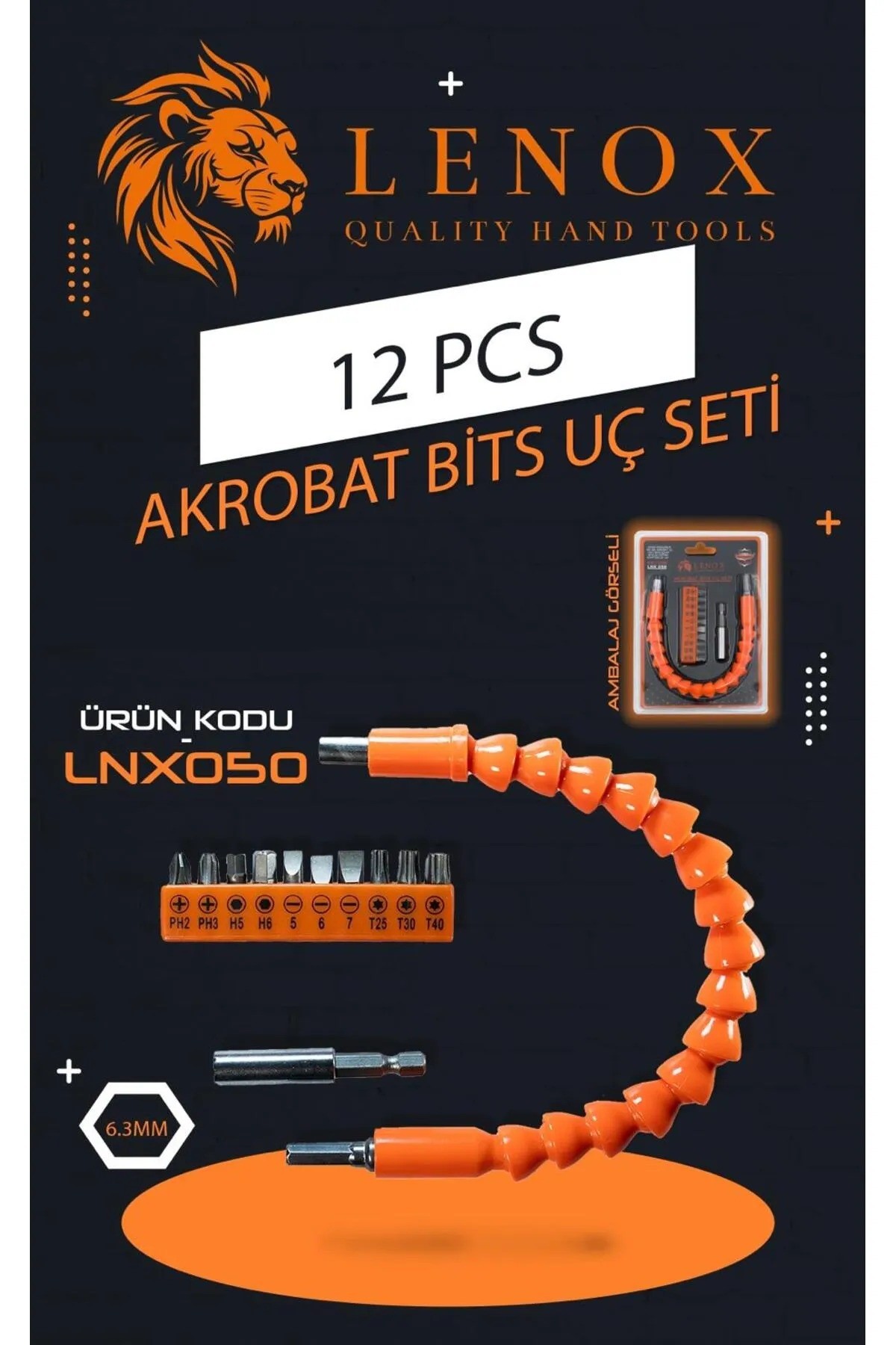 Lenox Akrobat Bits Uç Seti 12 Parça