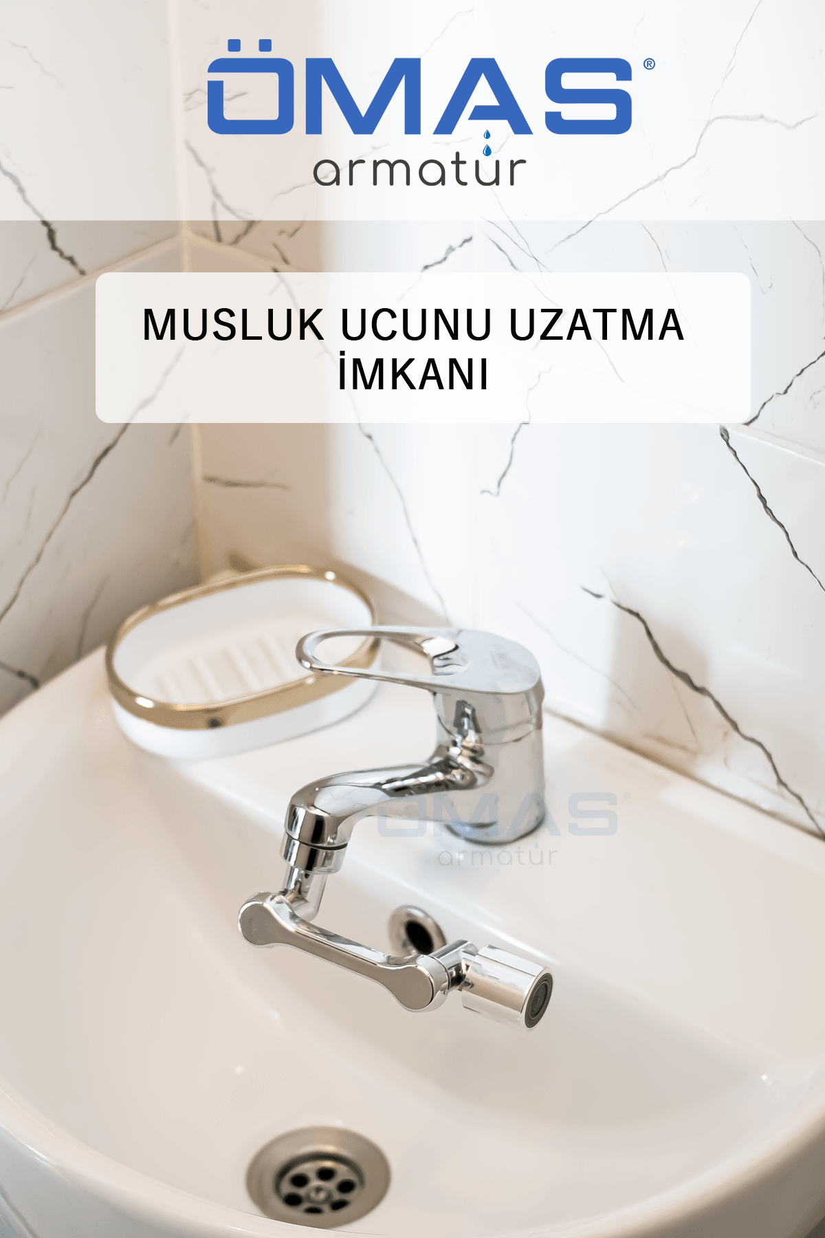 2 Fonksiyonlu Musluk Uzatma Aparatı, Musluk Ucu, Musluk Ucu Aparatı, Musluk Başlığı