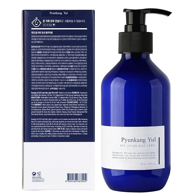 ATO Lotion Blue Label - ATO Hassas Ciltler İçin Mavi Seri Cilt Bakım Losyonu 
