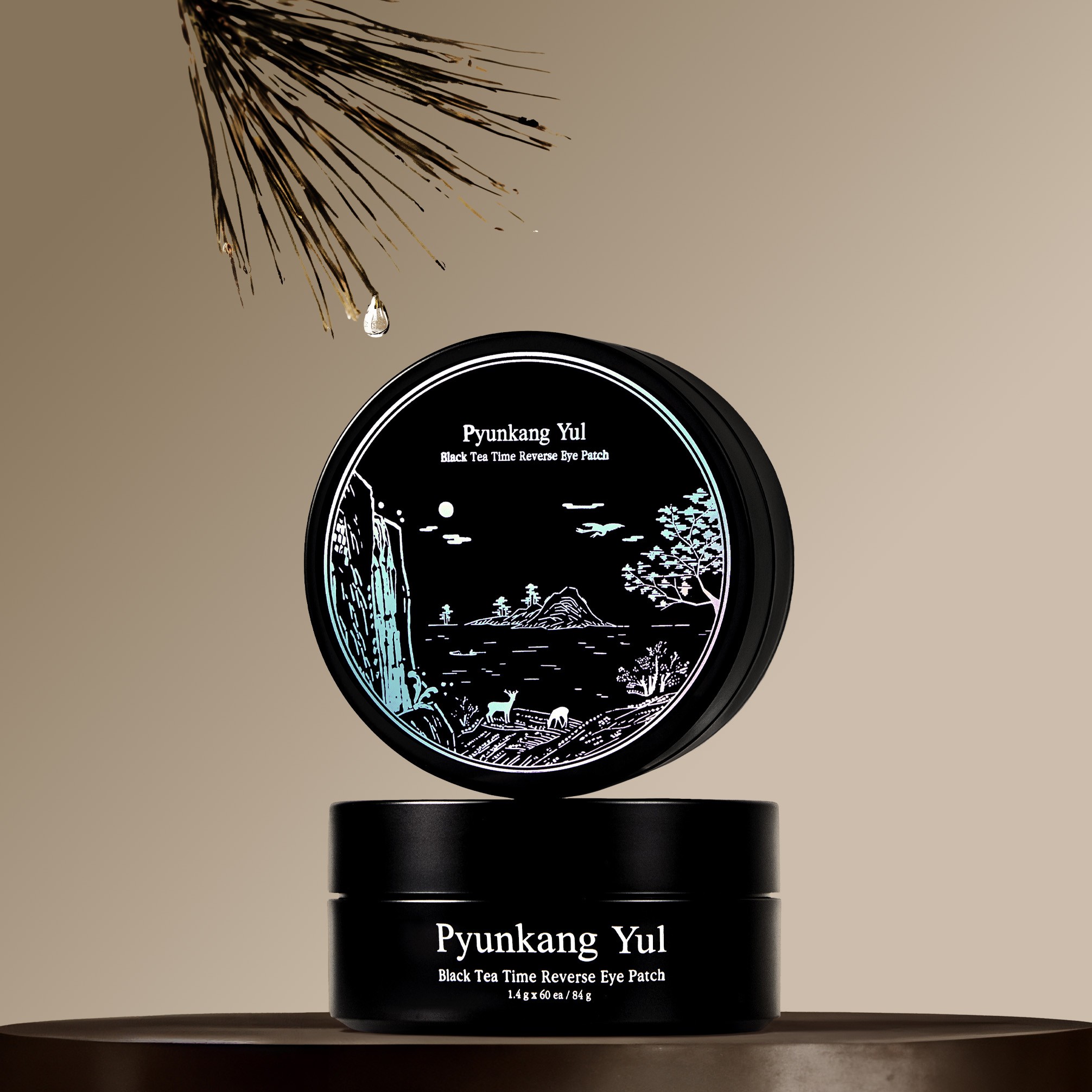 Black Tea Time Reverse Eye Patch 100ml - Siyah Çay Özlü Yaşlanma Karşıtı Göz Maskesi (60 yaprak)
