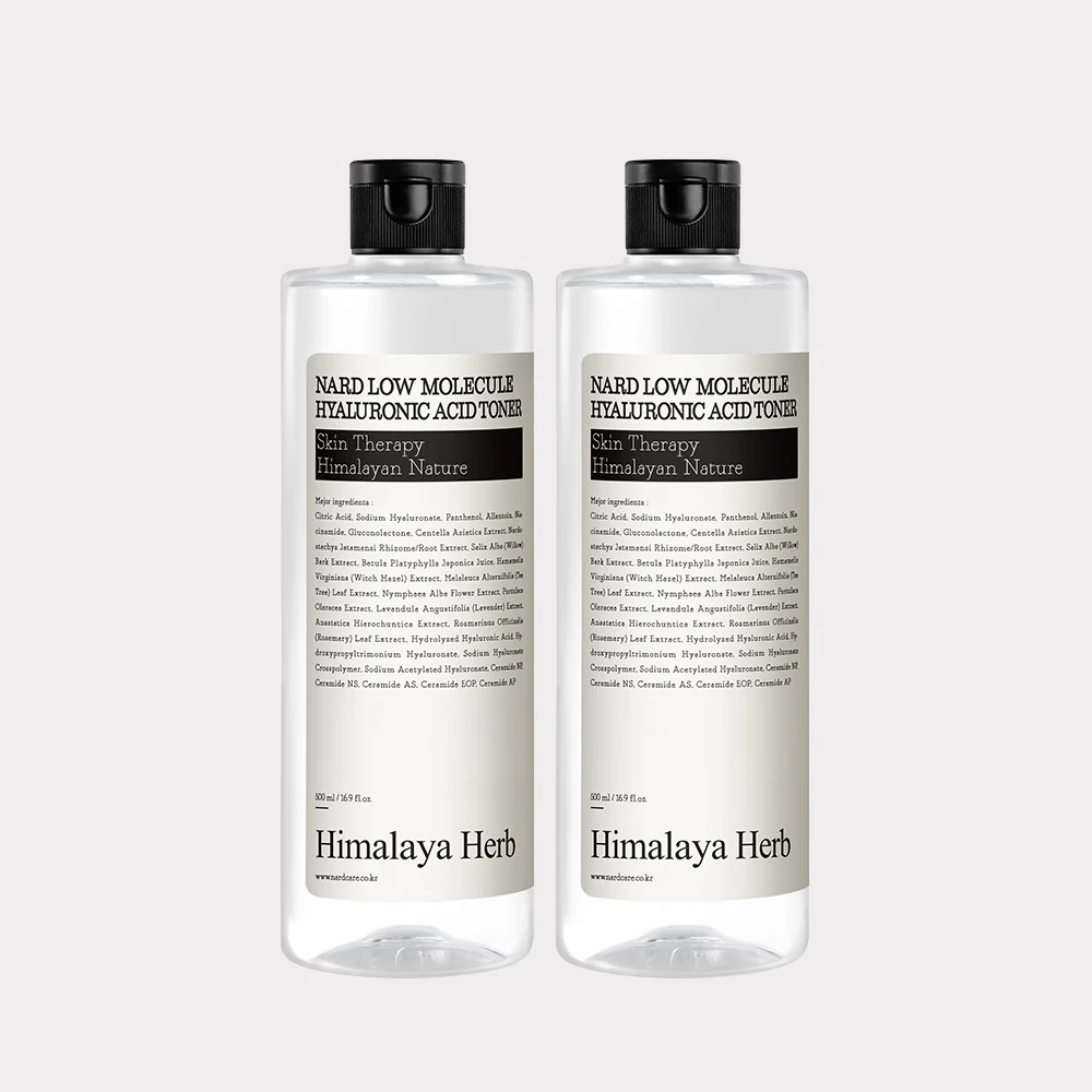 Nard Low Molecule Hyaluronic Acid Toner - Düşük Moleküllü Hyaluronik Asit Tonik (500 ml x 2)