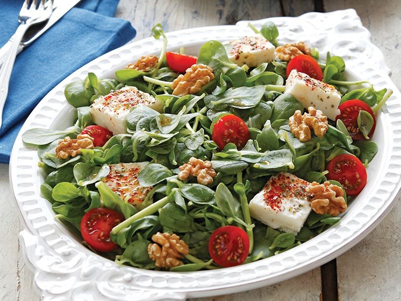Keçi Tulum Peynirli Semizotu Salatası 