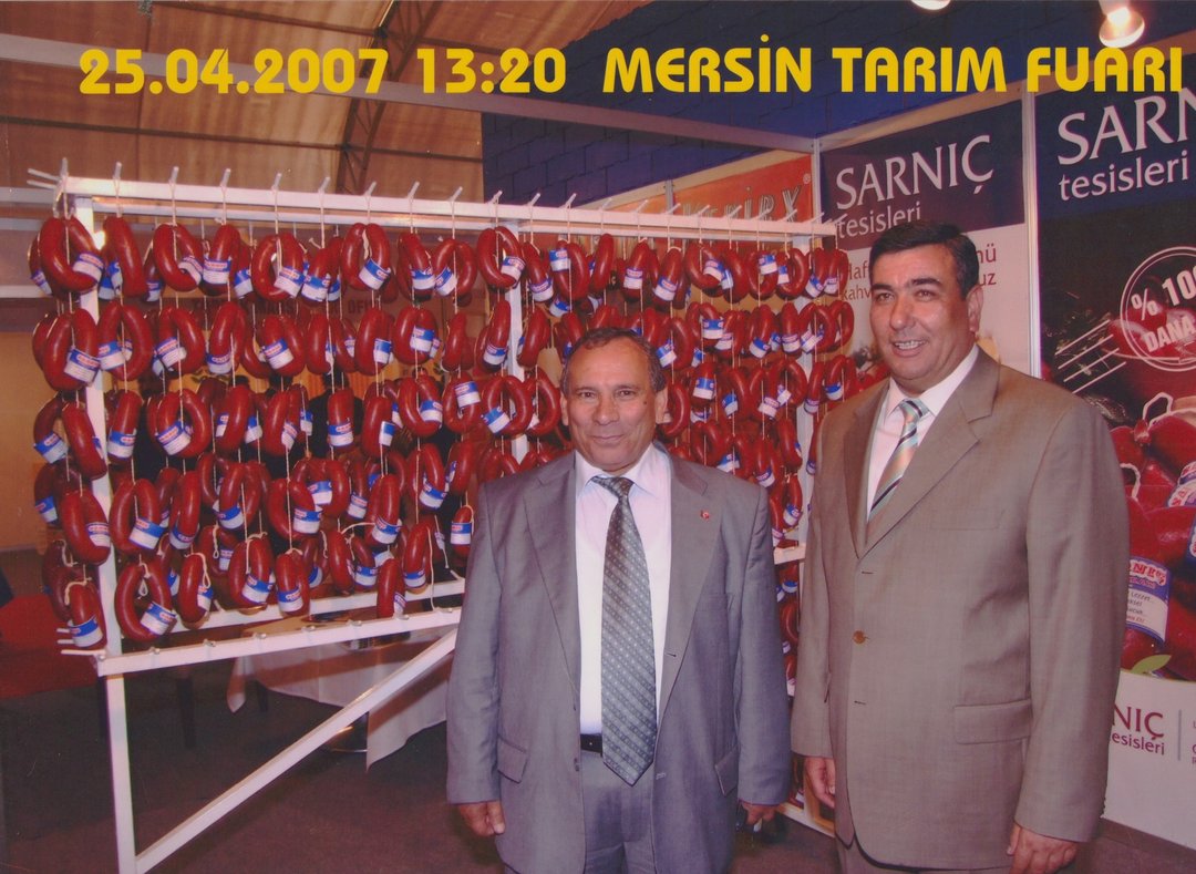 2007 Mersin Tarım Fuarı’nda Sarnıç Sucukları ve markanın kurucuları