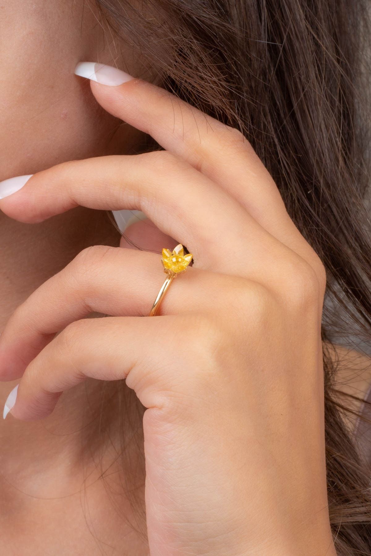 14 Ayar Altın Kadın Sarı Yüzük