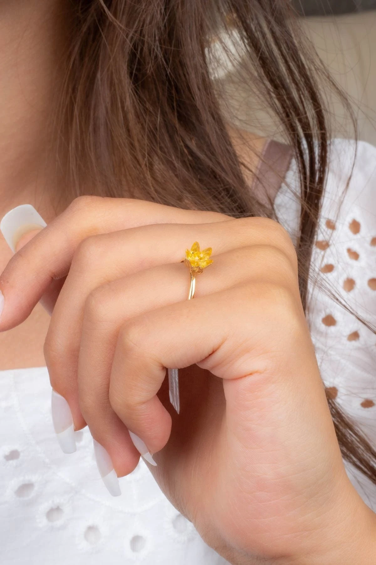 14 Ayar Altın Kadın Sarı Yüzük