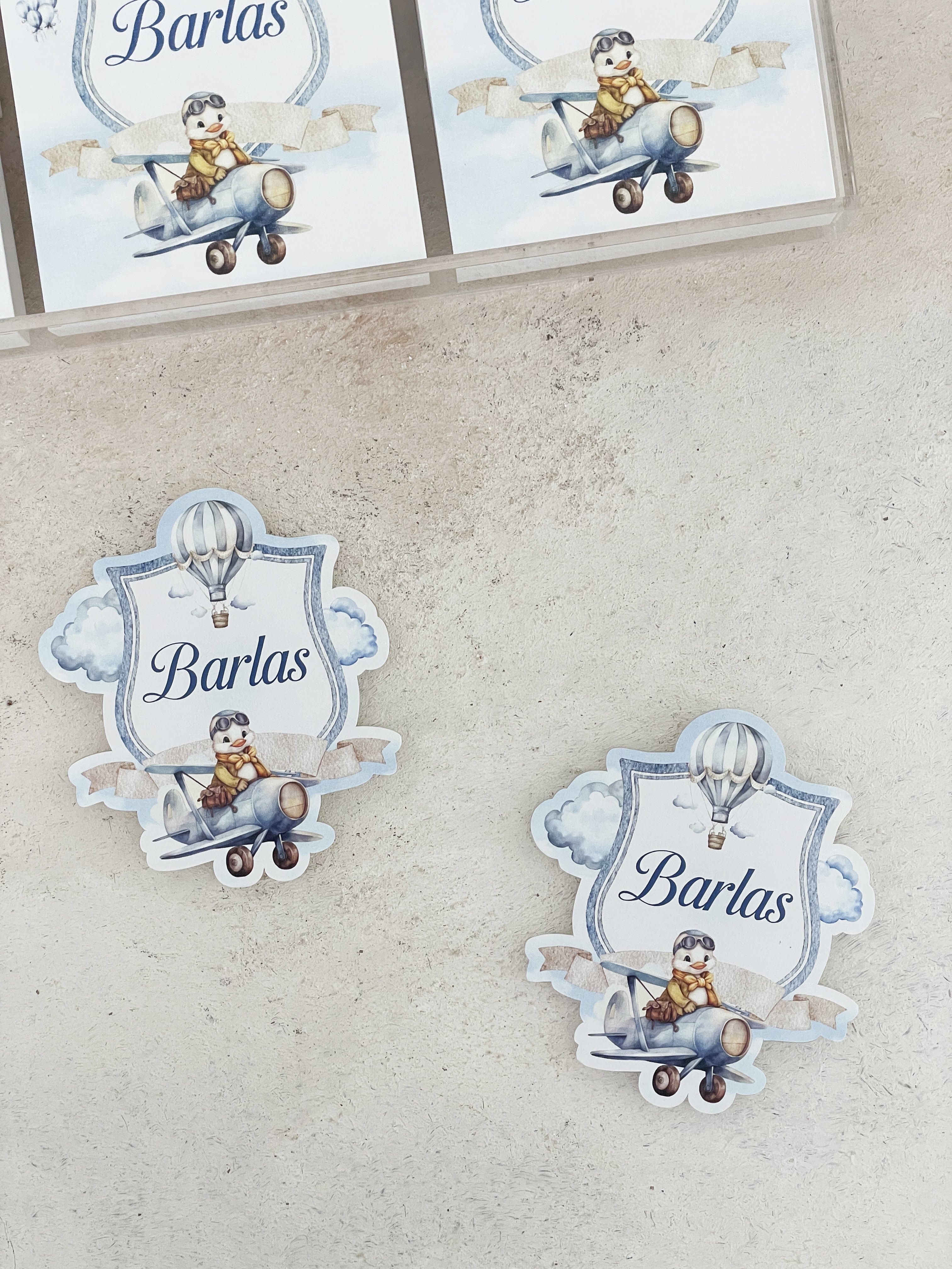 Blue Baby Duck Pleksi Magnet ve Kılıfı