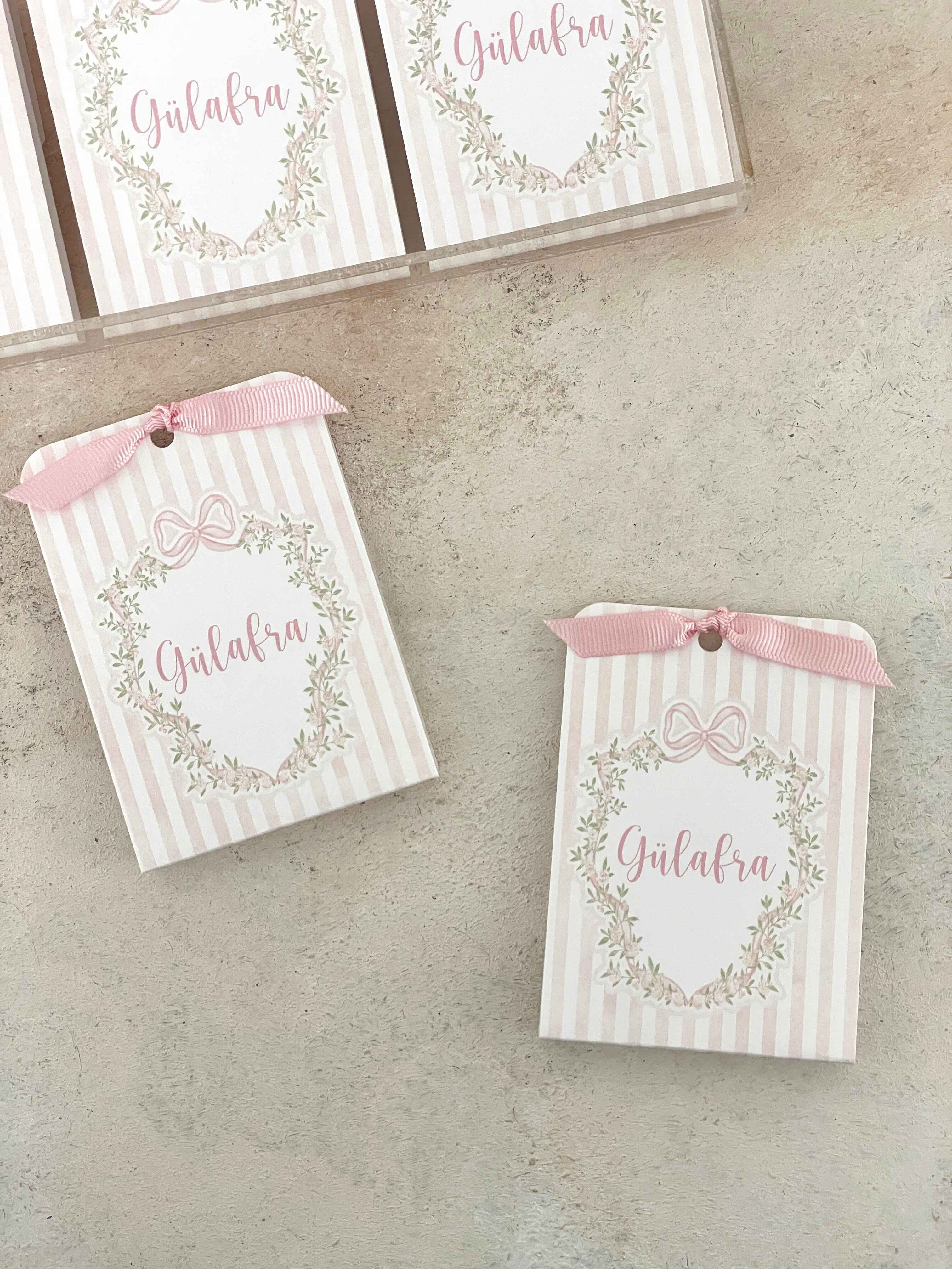 Bows & Flowers Pleksi Magnet ve Kılıfı