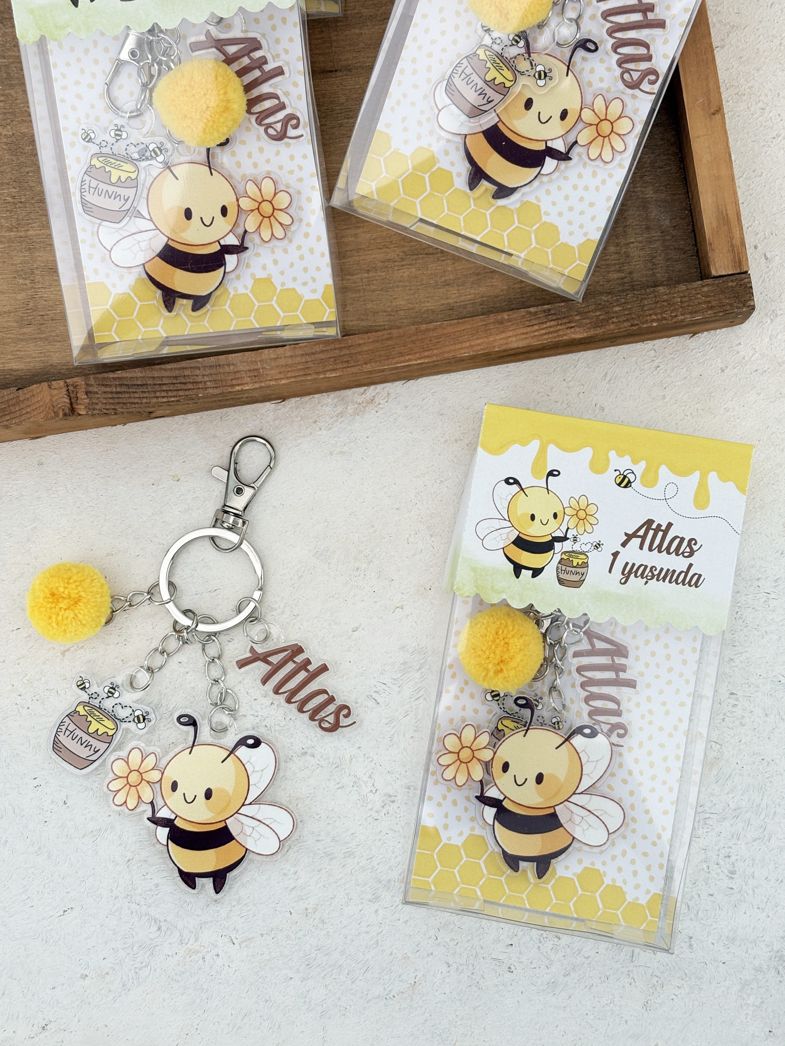 Little Bees Anahtarlık ve Kutusu