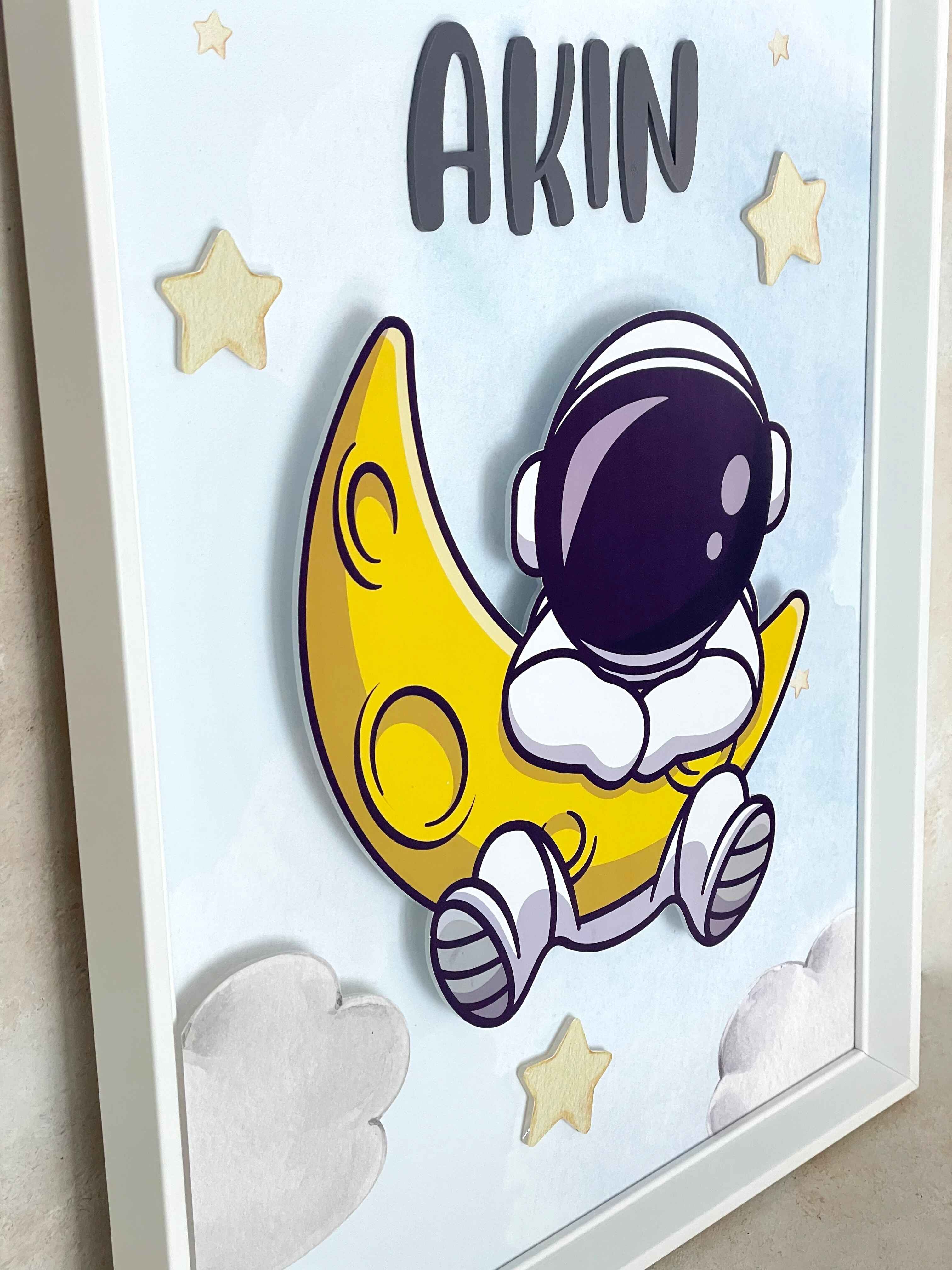 Astronaut Kapı Süsü