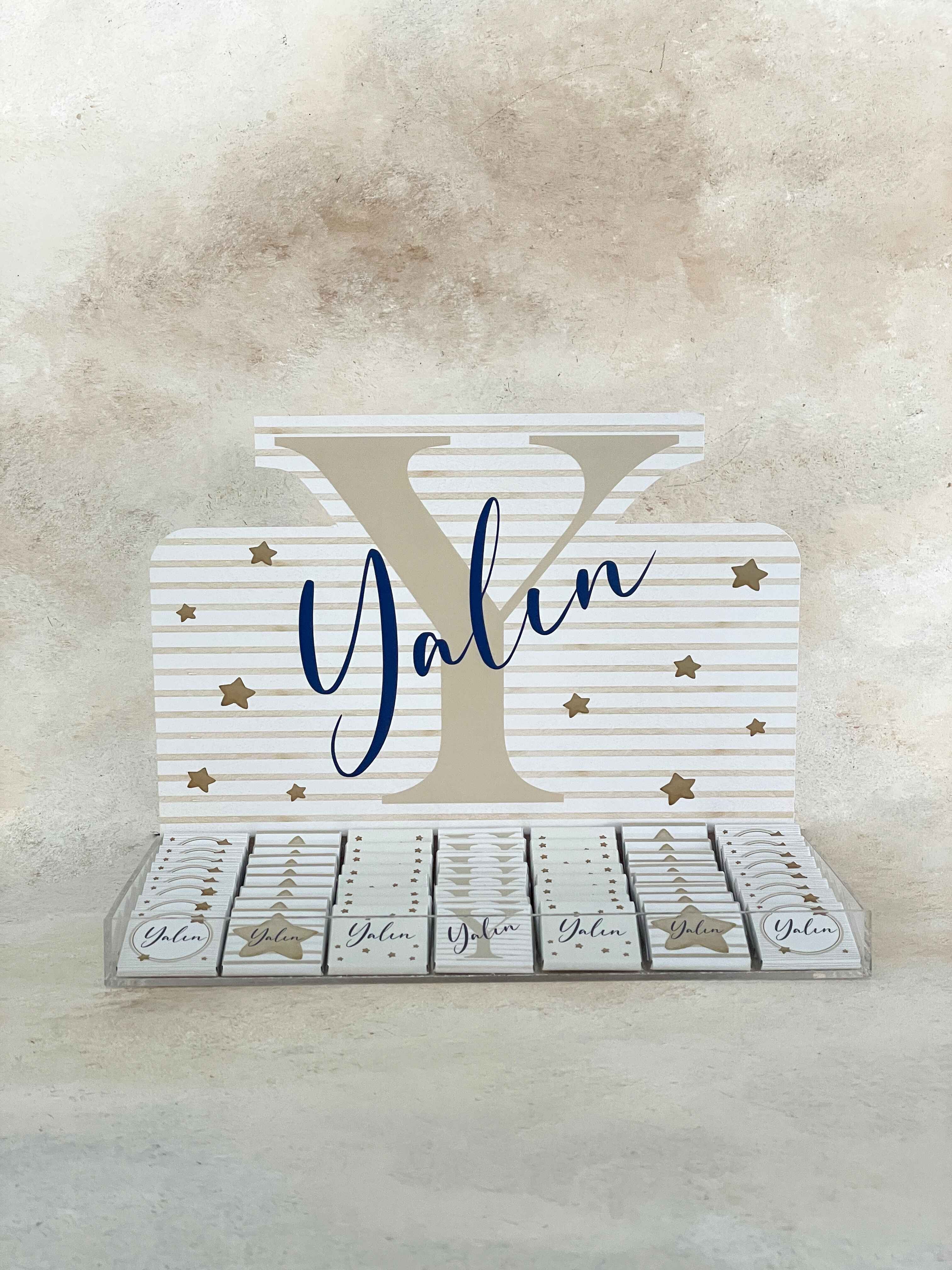 Star Monogram Madlen Çikolata
