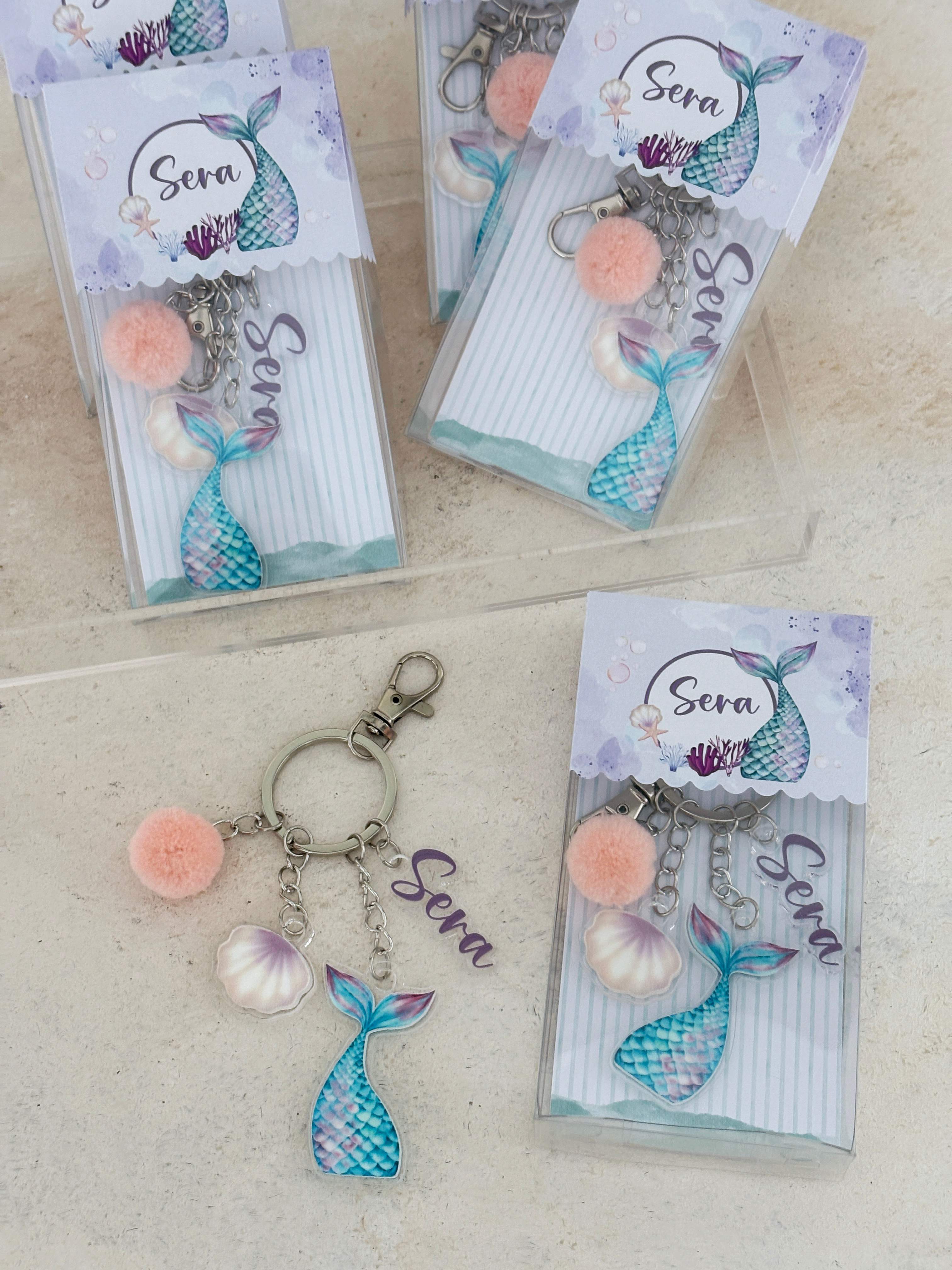 Mermaid Tail Anahtarlık ve Kutusu