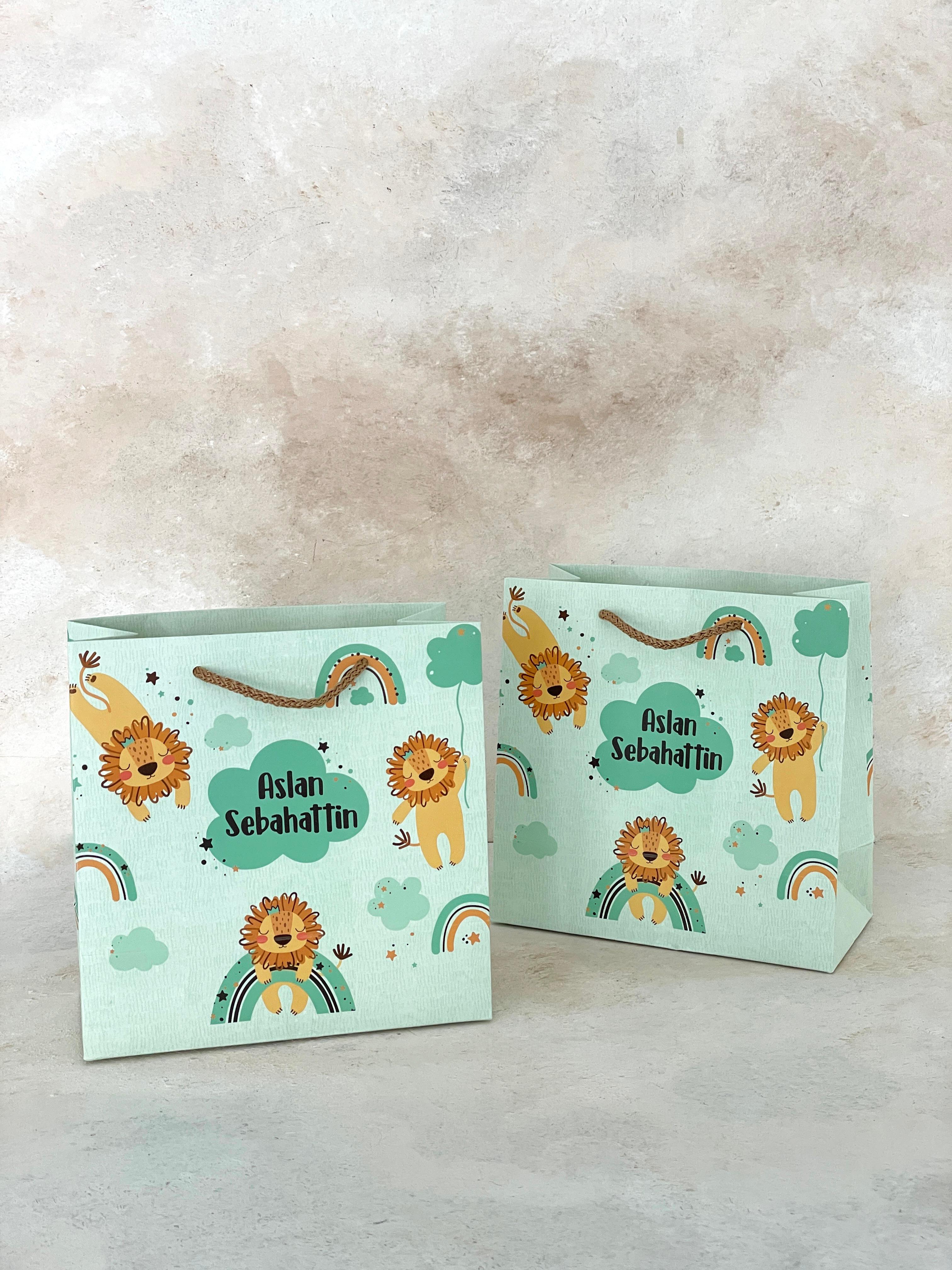 Aslan & Gökkuşağı Mint Hediye Çantası