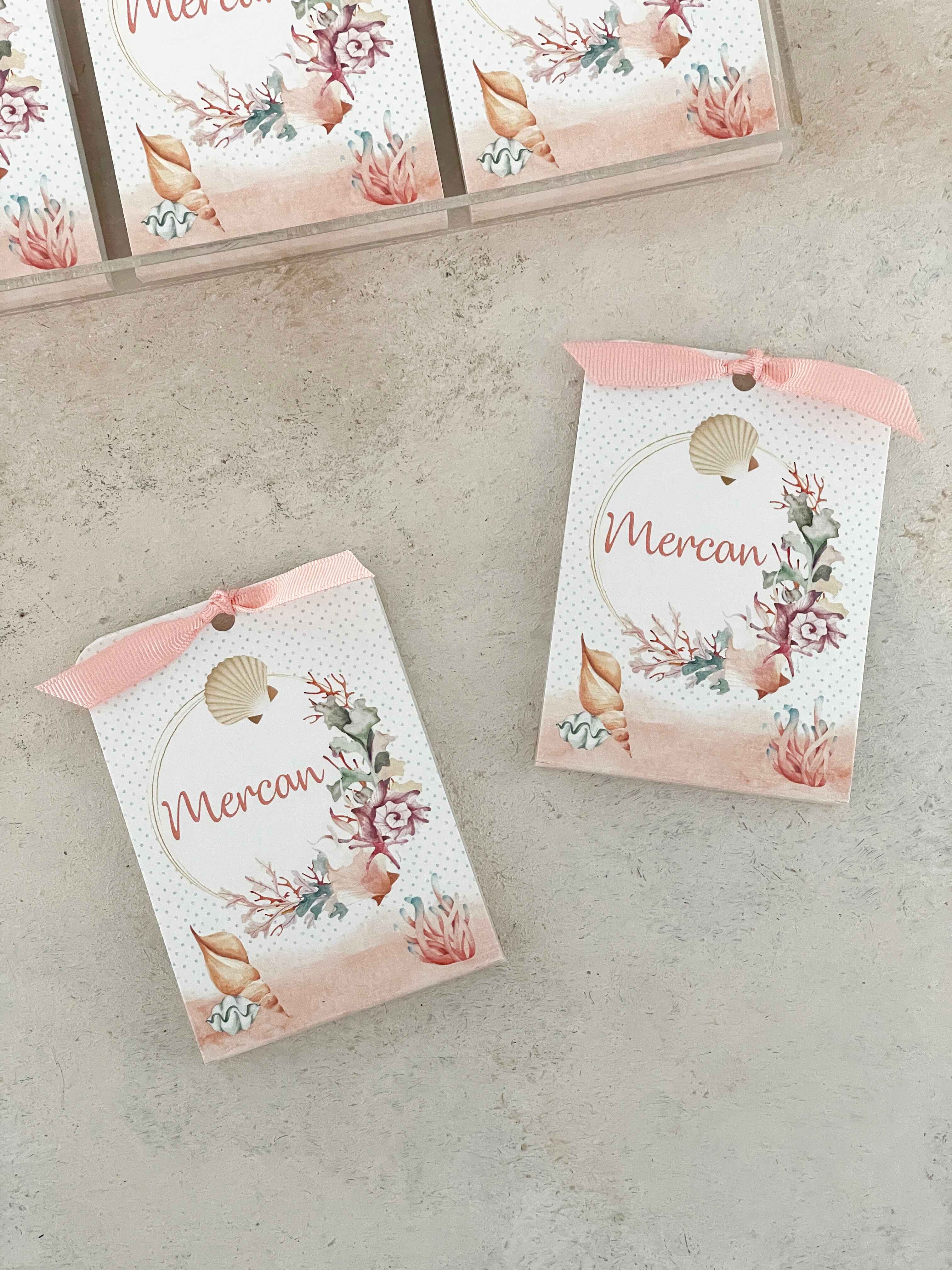 Shells & Pearls Pleksi Magnet ve Kılıfı