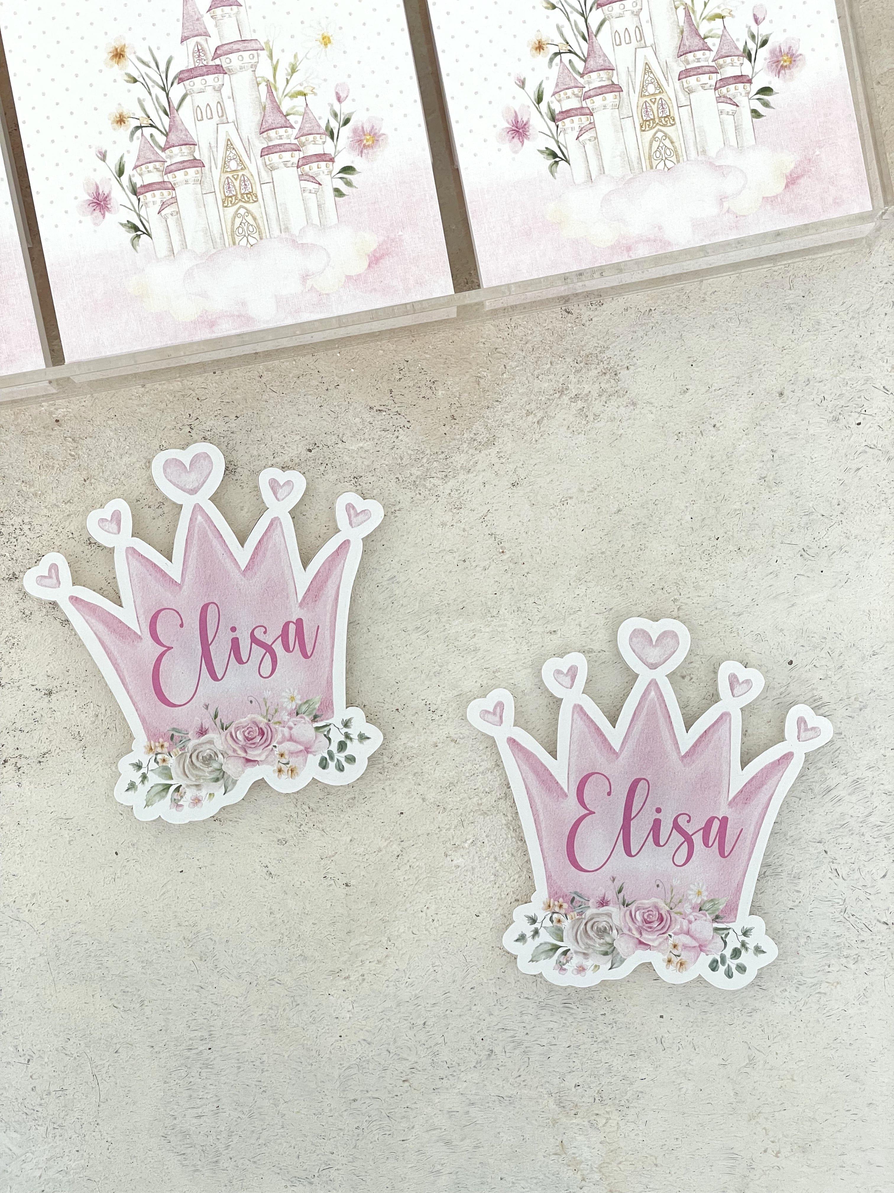 Fairy Castle Girl Pleksi Magnet ve Kılıfı