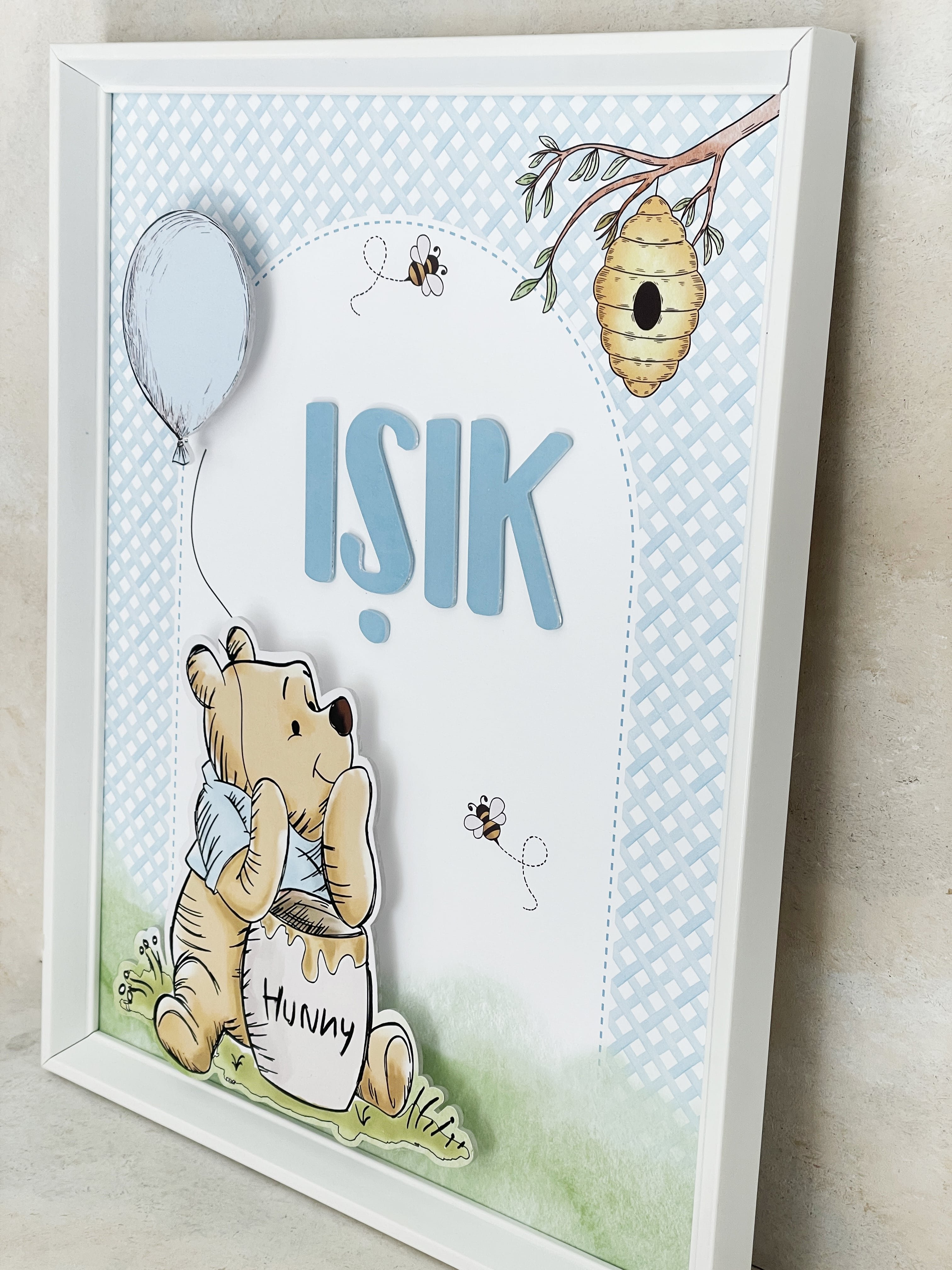 Winnie The Pooh Sketch Kapı Süsü