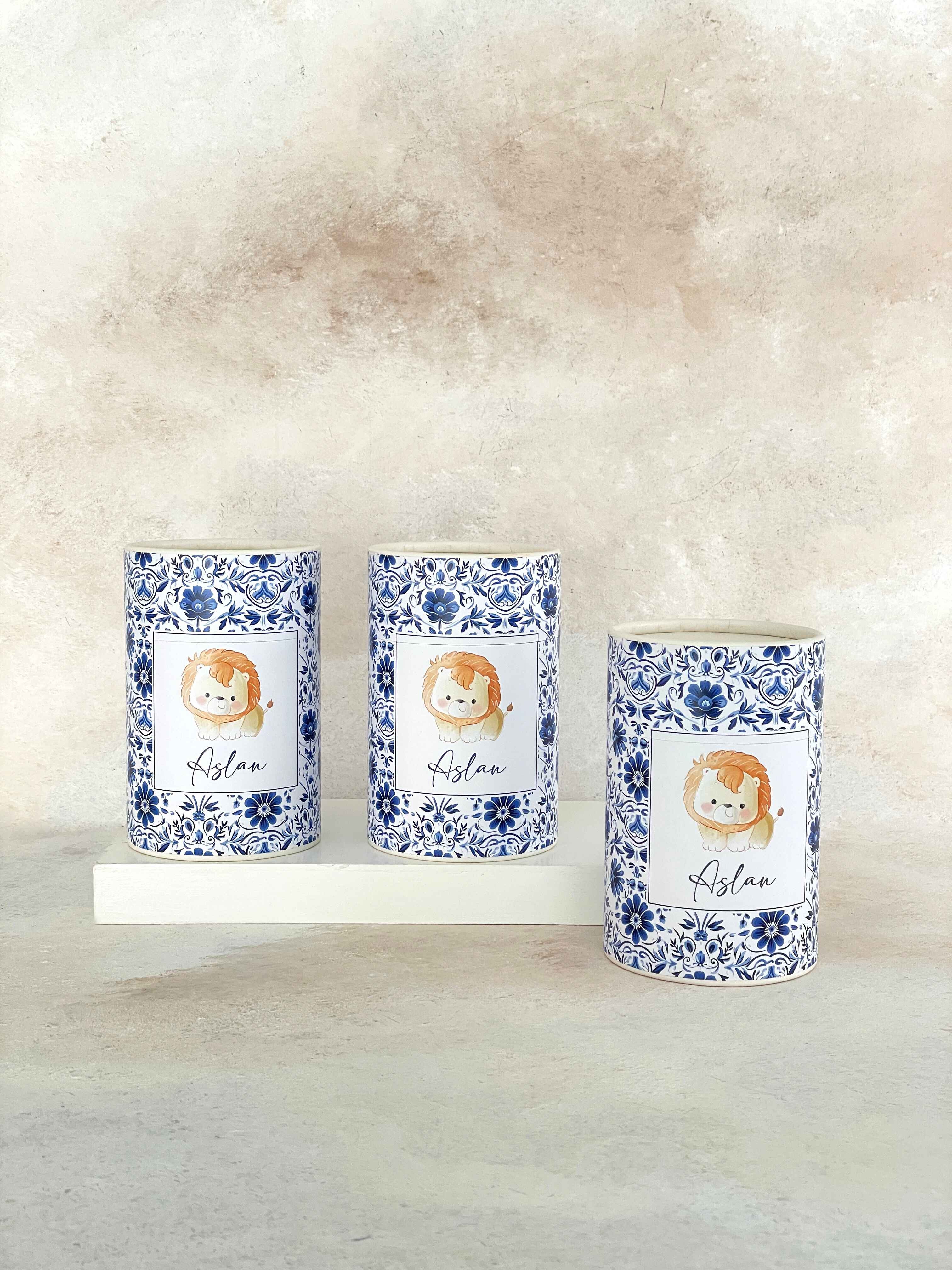 Bleu Blanc Lion Mum ve Kutusu