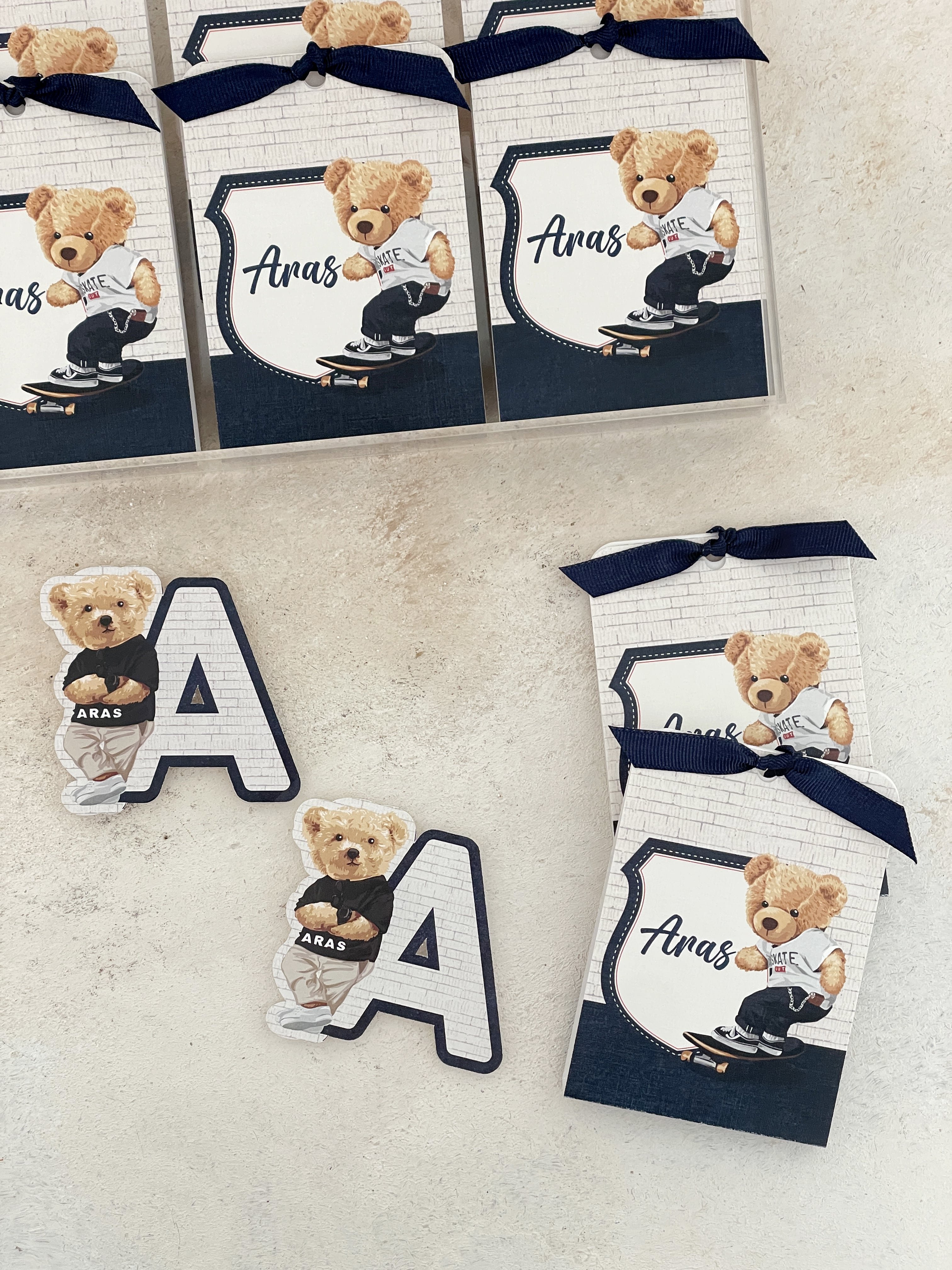 Polo Bear & Retro Car Pleksi Magnet ve Kılıfı