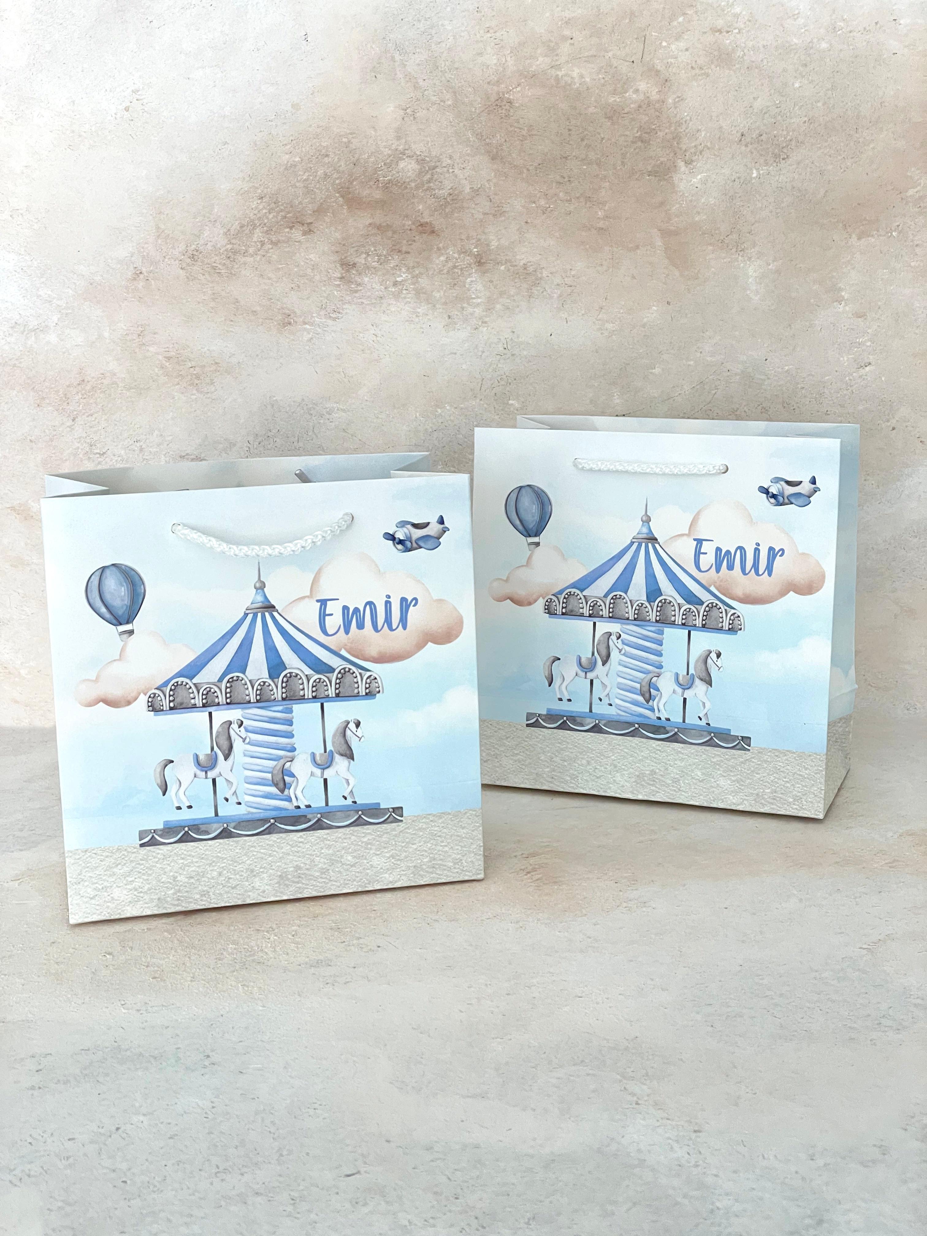 Amusement Park Blue Hediye Çantası