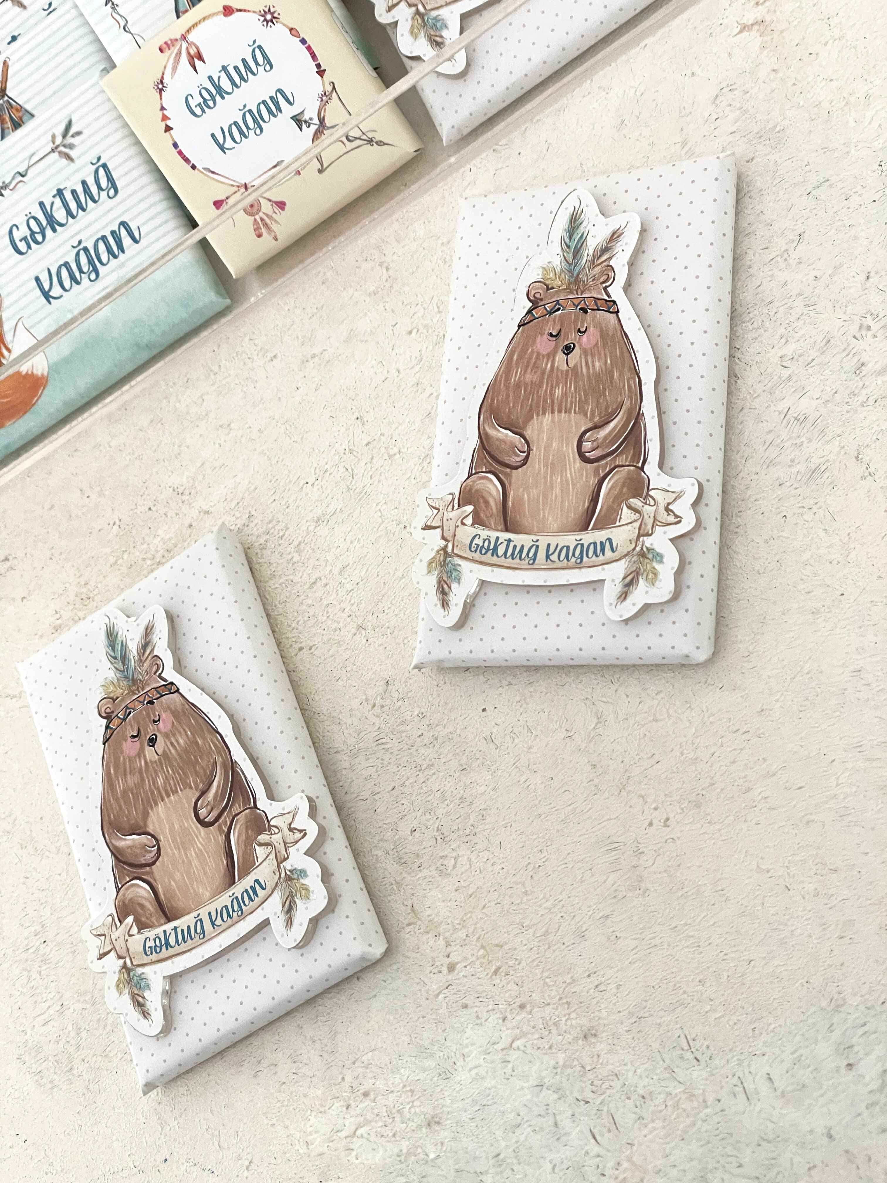 Boho Animals Çikolata Seti