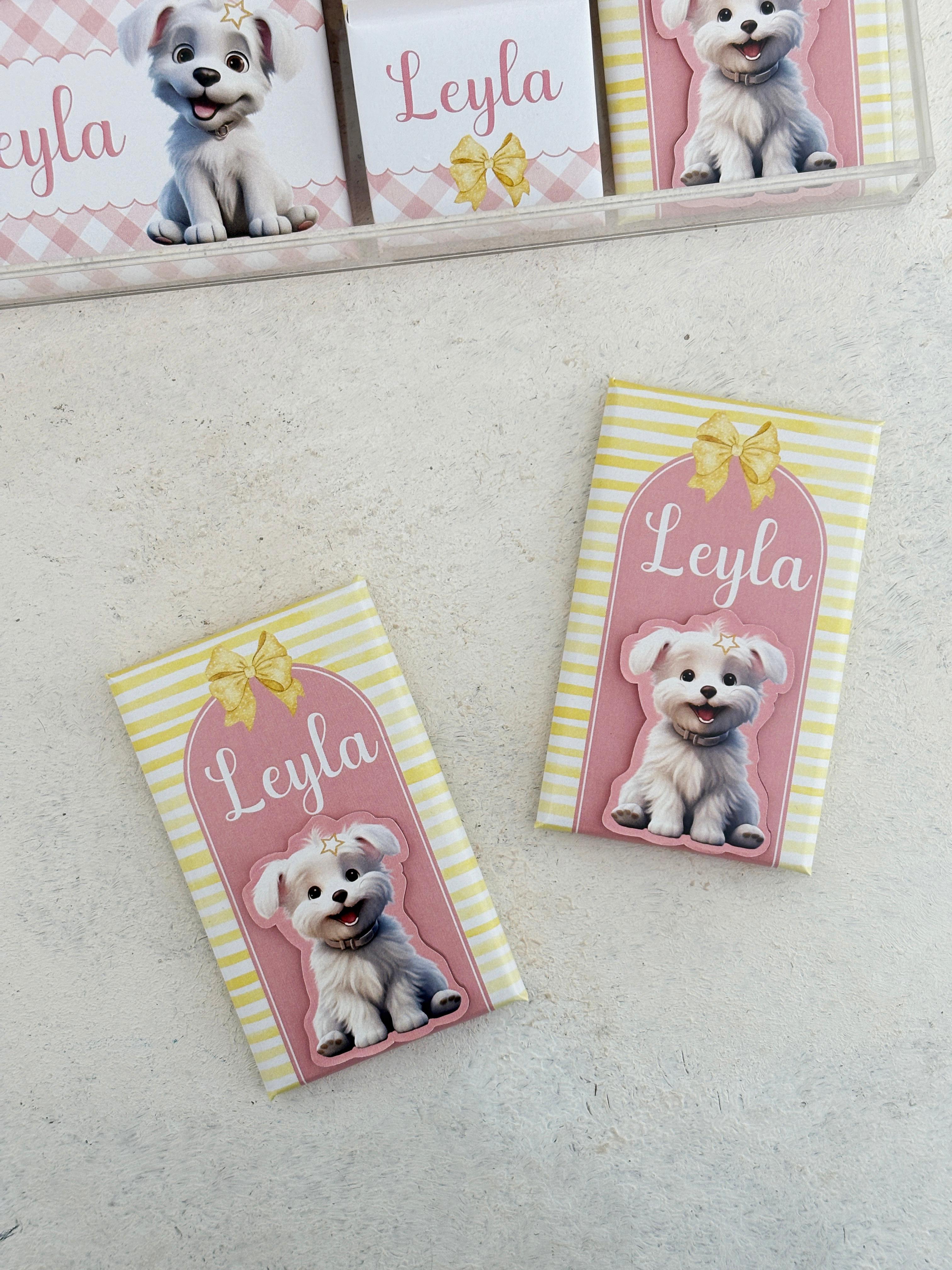 Bichon Frise Çikolata Seti