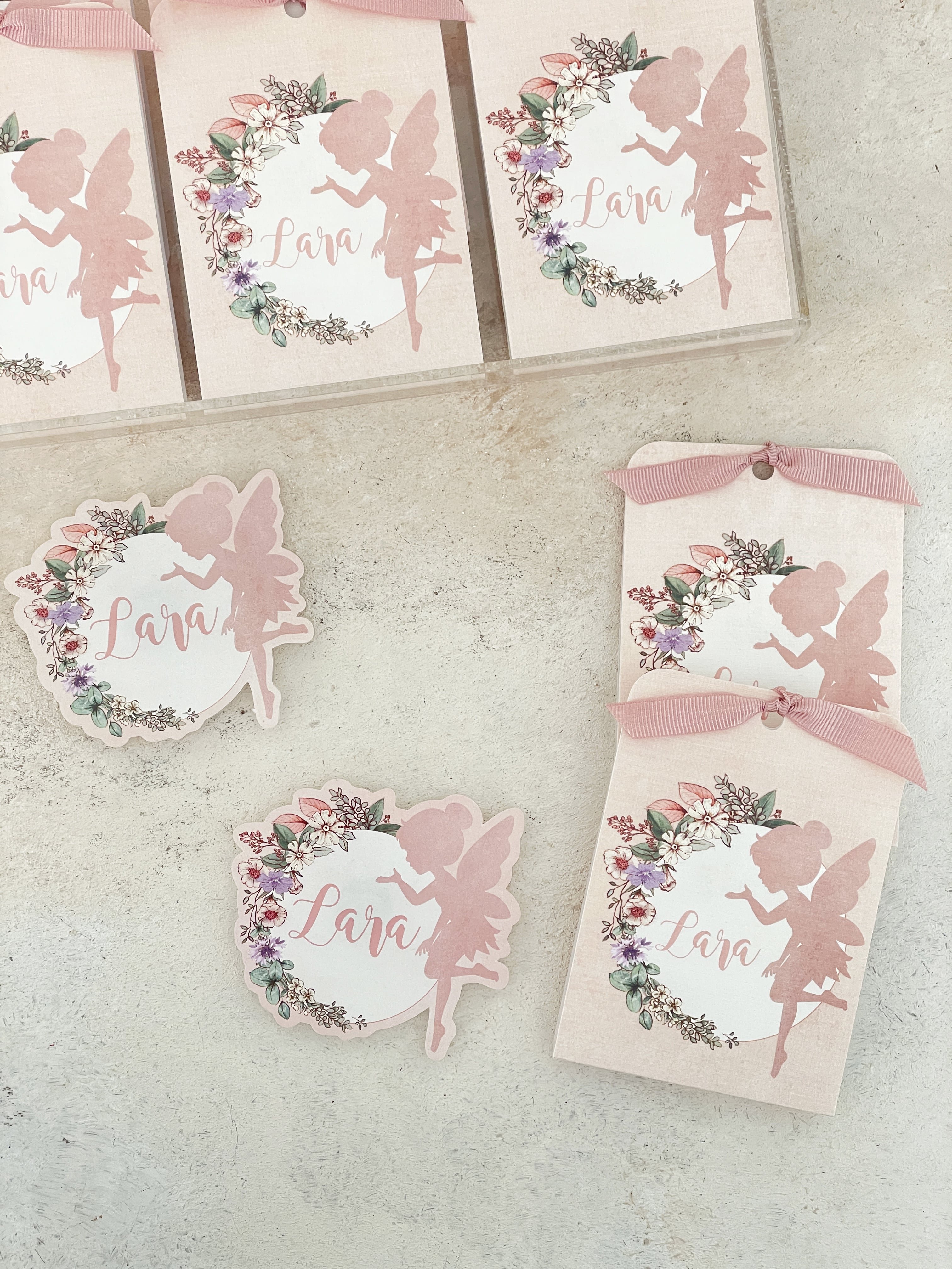 Fairy & Flowers Pink  Magnet ve Kılıfı
