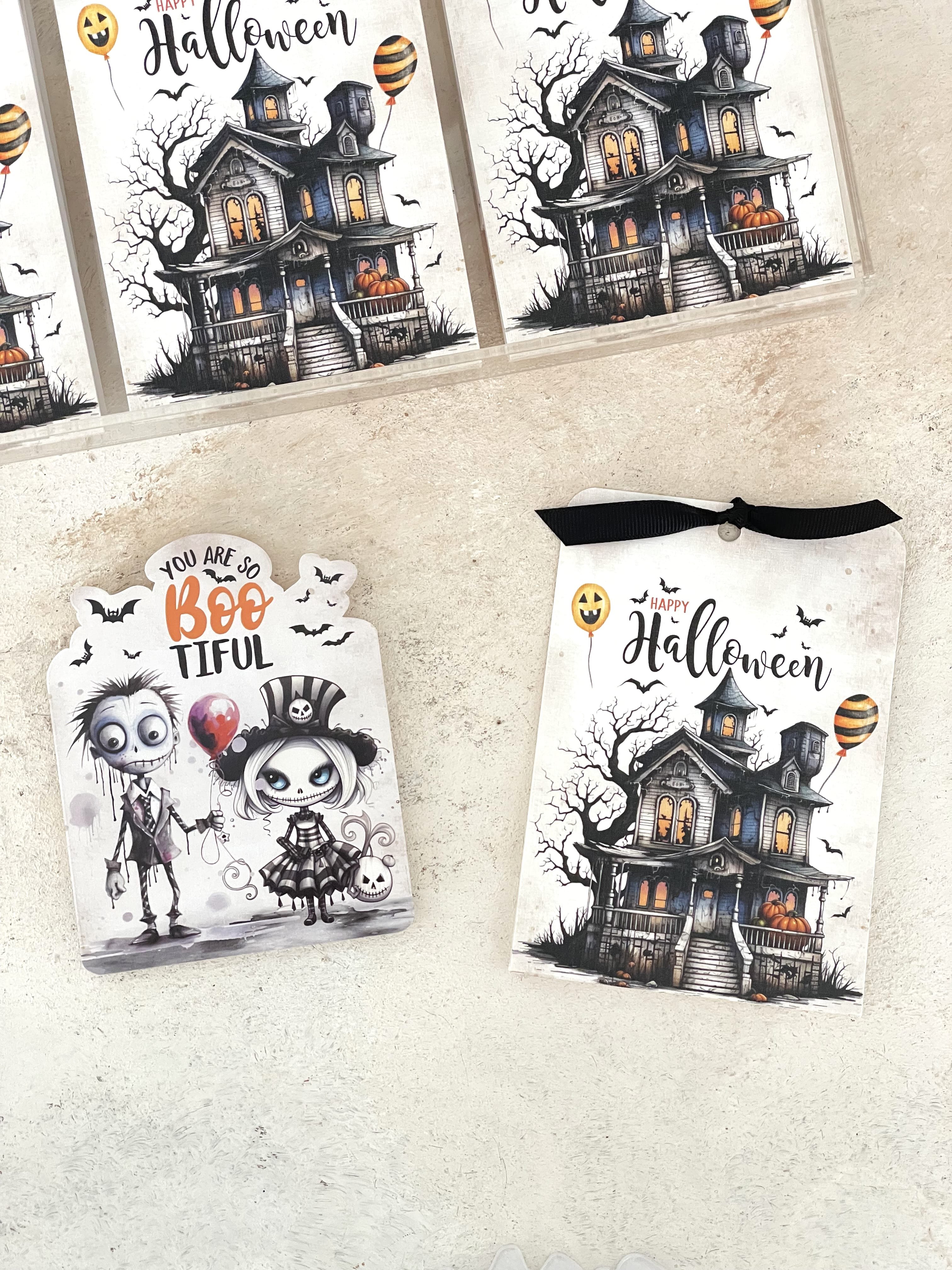 Gothic Halloween Pleksi Magnet ve Kılıfı