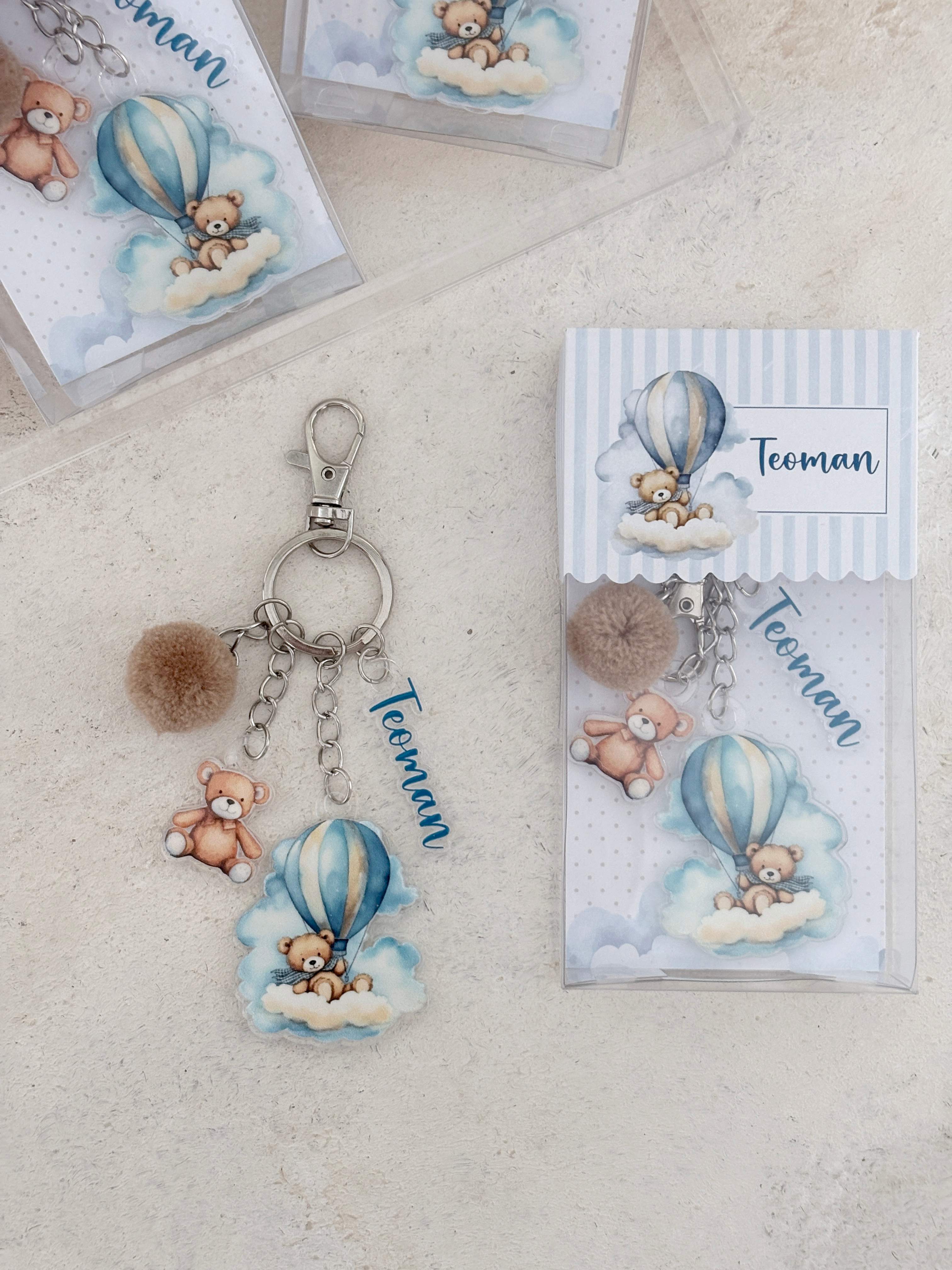 Bears & Balloons Anahtarlık ve Kutusu